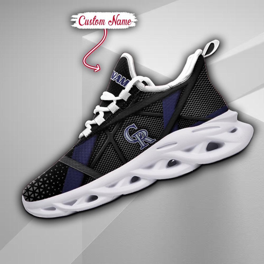 Ideafootwear Colorado Rockies MLB Max Soul Shoes Sneakers For Men And Women