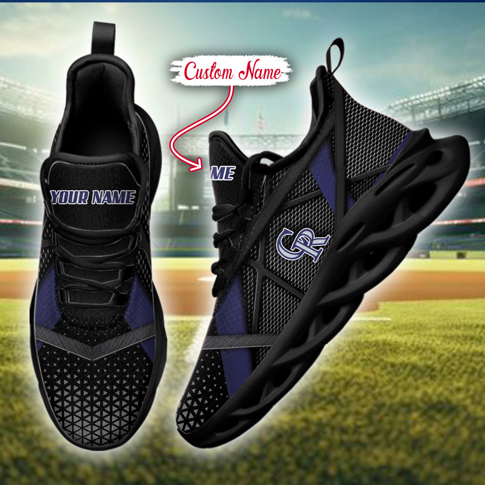 Ideafootwear Colorado Rockies MLB Max Soul Shoes Sneakers For Men And Women