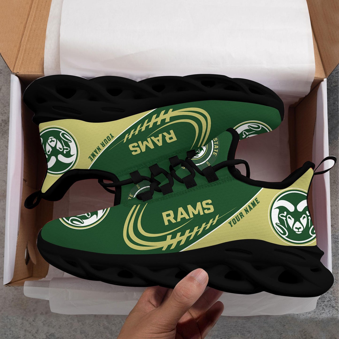 Ideafootwear Colorado State Rams Max Soul Shoes Sneakers For Men And Women