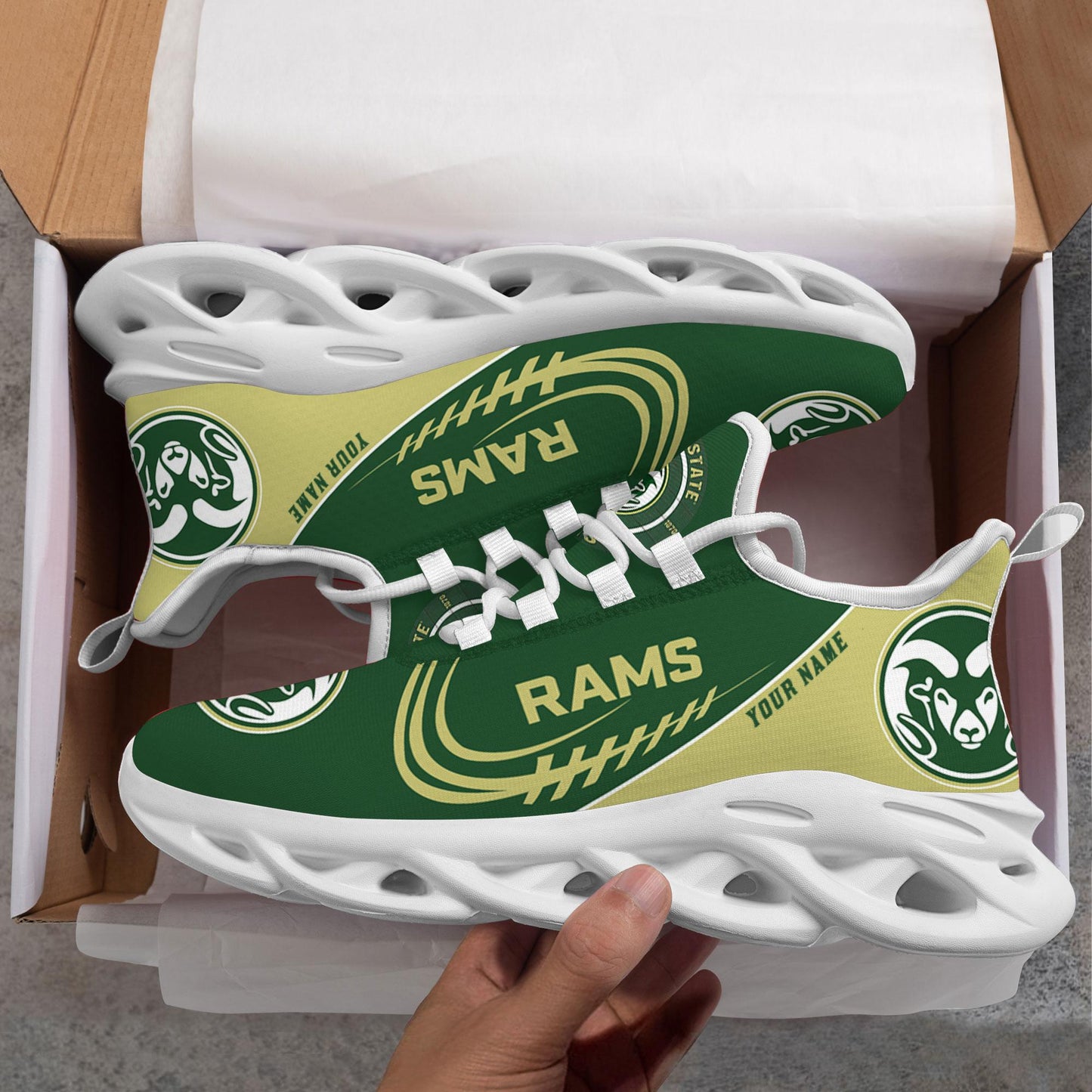 Ideafootwear Colorado State Rams Max Soul Shoes Sneakers For Men And Women