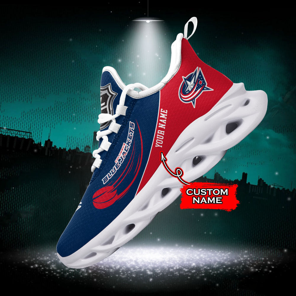 Ideafootwear Columbus Blue Jackets NHL Max Soul Shoes Sneakers For Men And Women