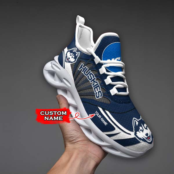 Ideafootwear Connecticut Huskies NCAA Max Soul Shoes Sneakers For Men And Women