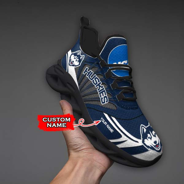 Ideafootwear Connecticut Huskies NCAA Max Soul Shoes Sneakers For Men And Women