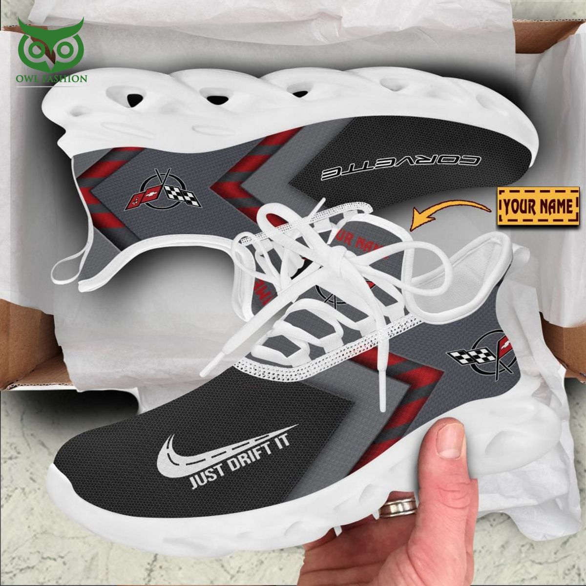 Ideafootwear Corvette C5 Famous Max Soul Shoes Sneakers For Men And Women