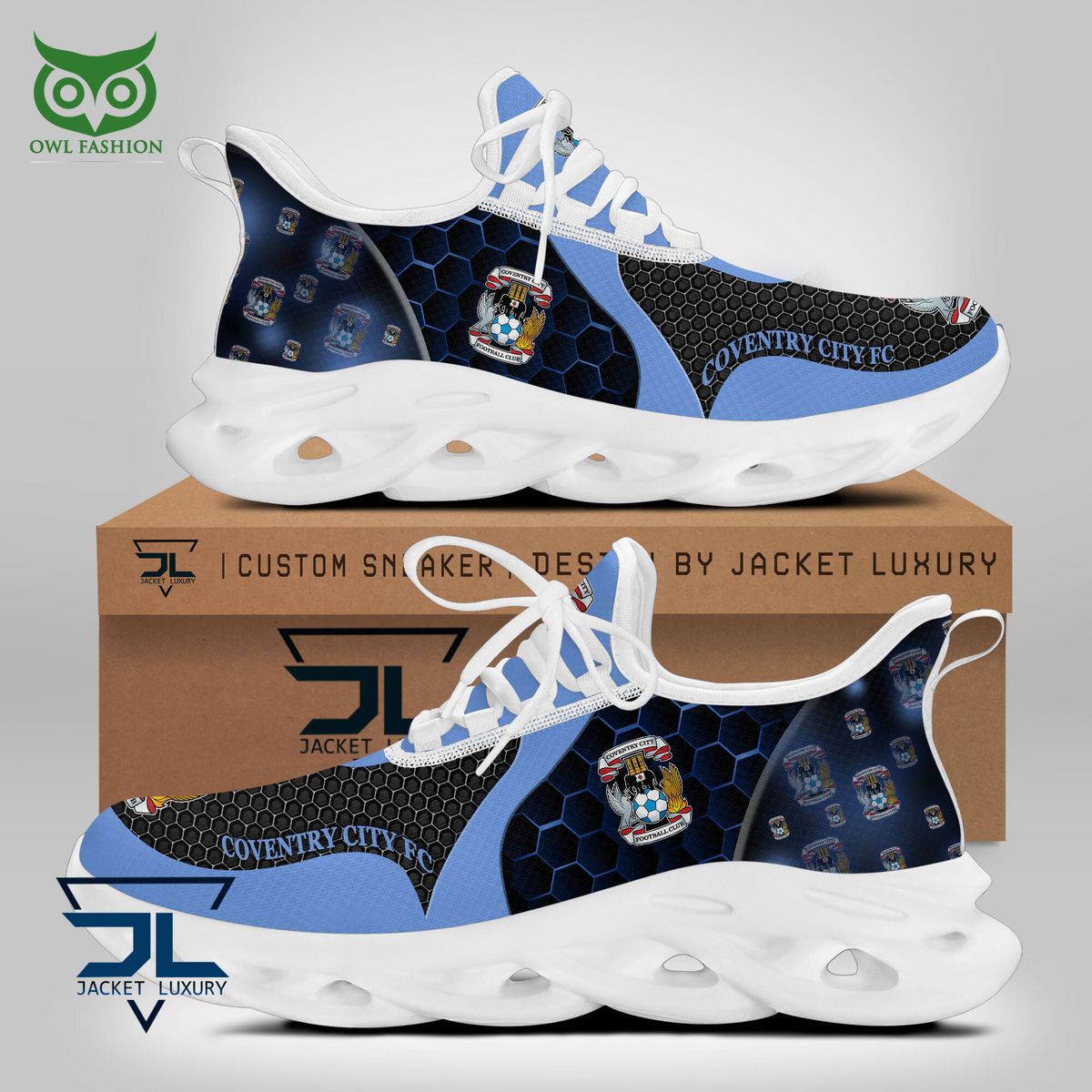 Ideafootwear Coventry City FC Max Soul Shoes Sneakers For Men And Women