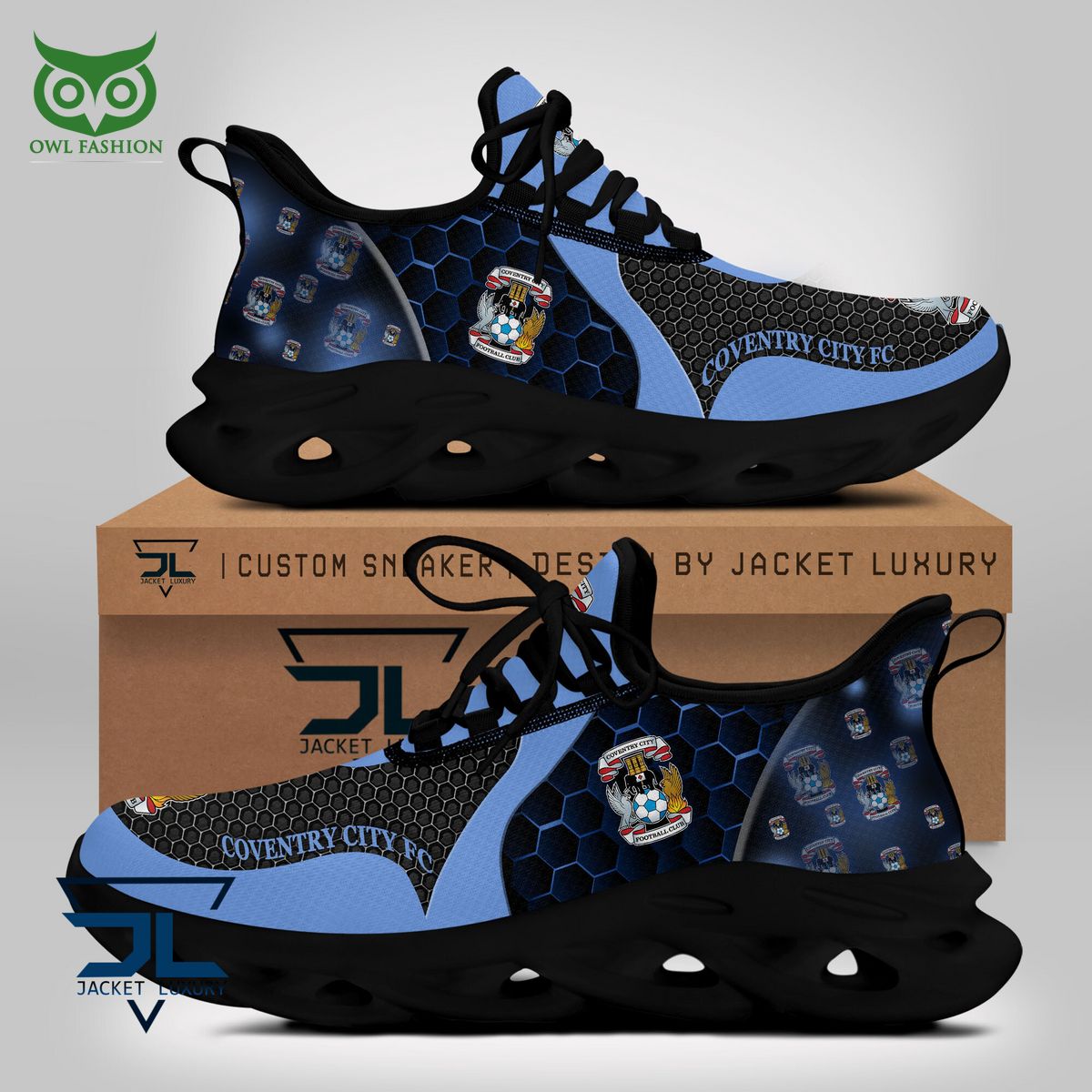 Ideafootwear Coventry City FC Max Soul Shoes Sneakers For Men And Women