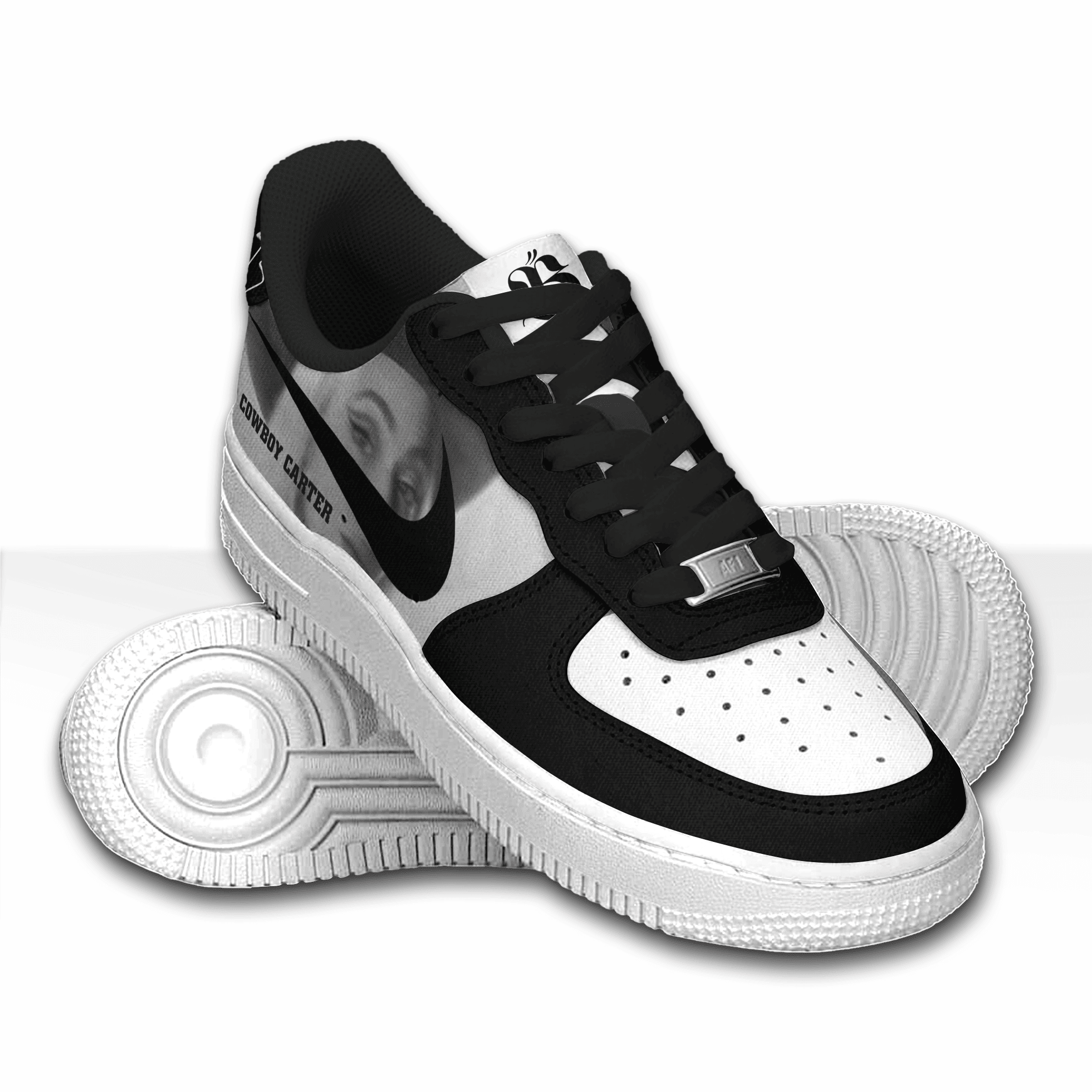 Ideafootwear Cowboy Carter Air Low-Top Sneakers Shoes For Men And Women
