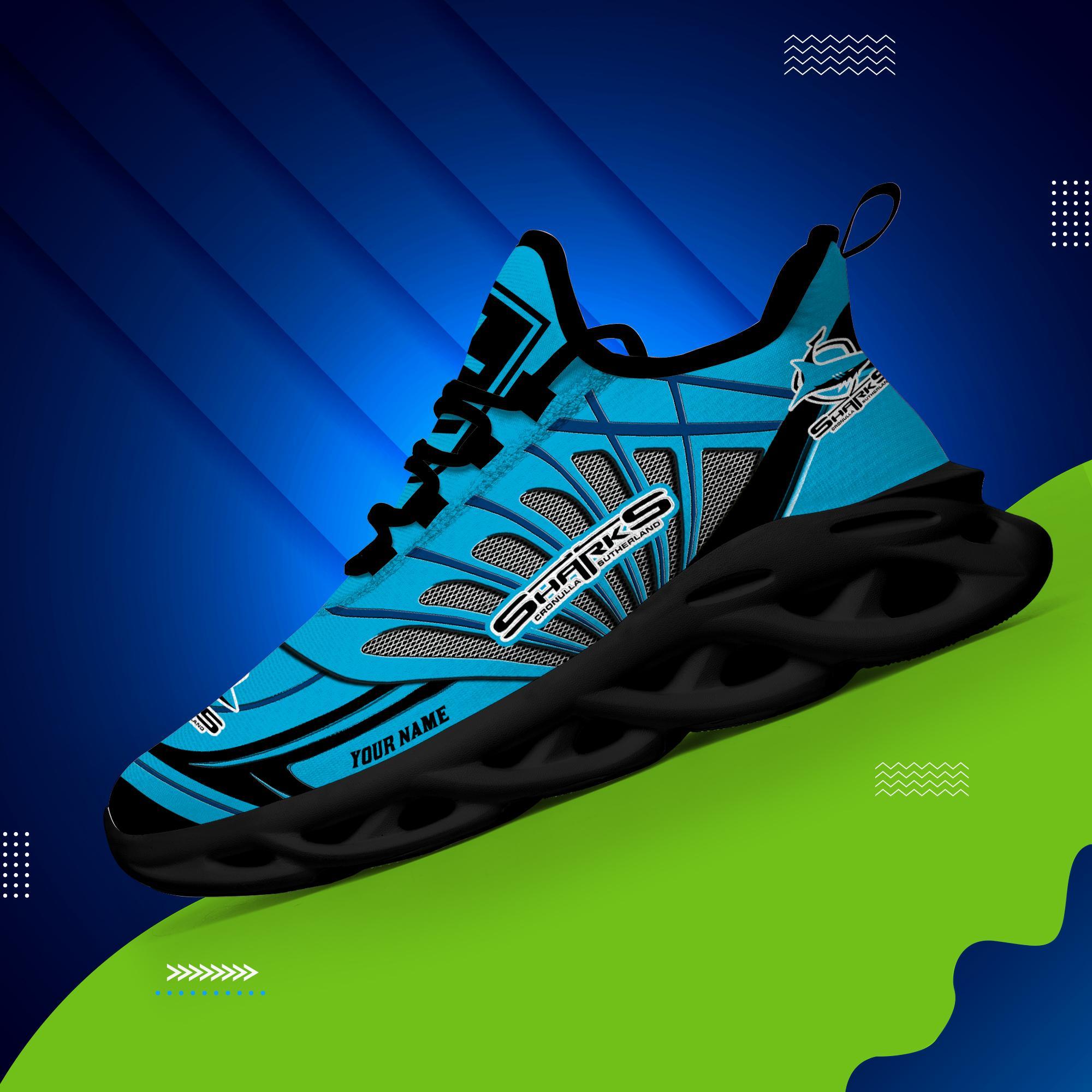 Ideafootwear Cronulla Sharks Max Soul Shoes Sneakers For Men And Women