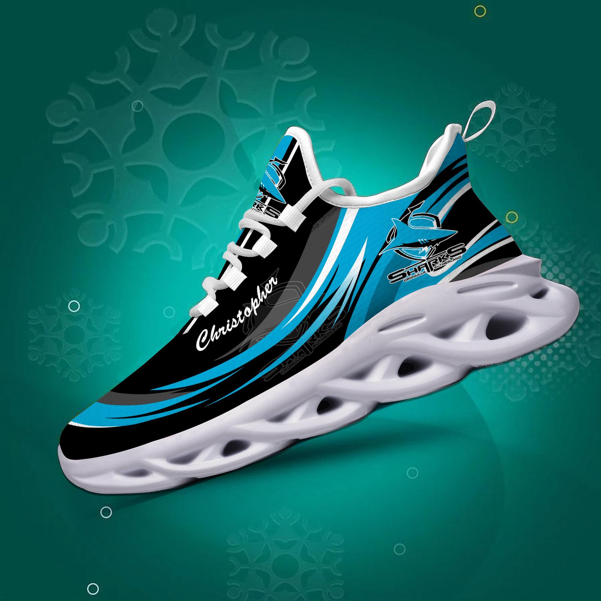 Ideafootwear Cronulla Sharks Max Soul Shoes Sneakers For Men And Women