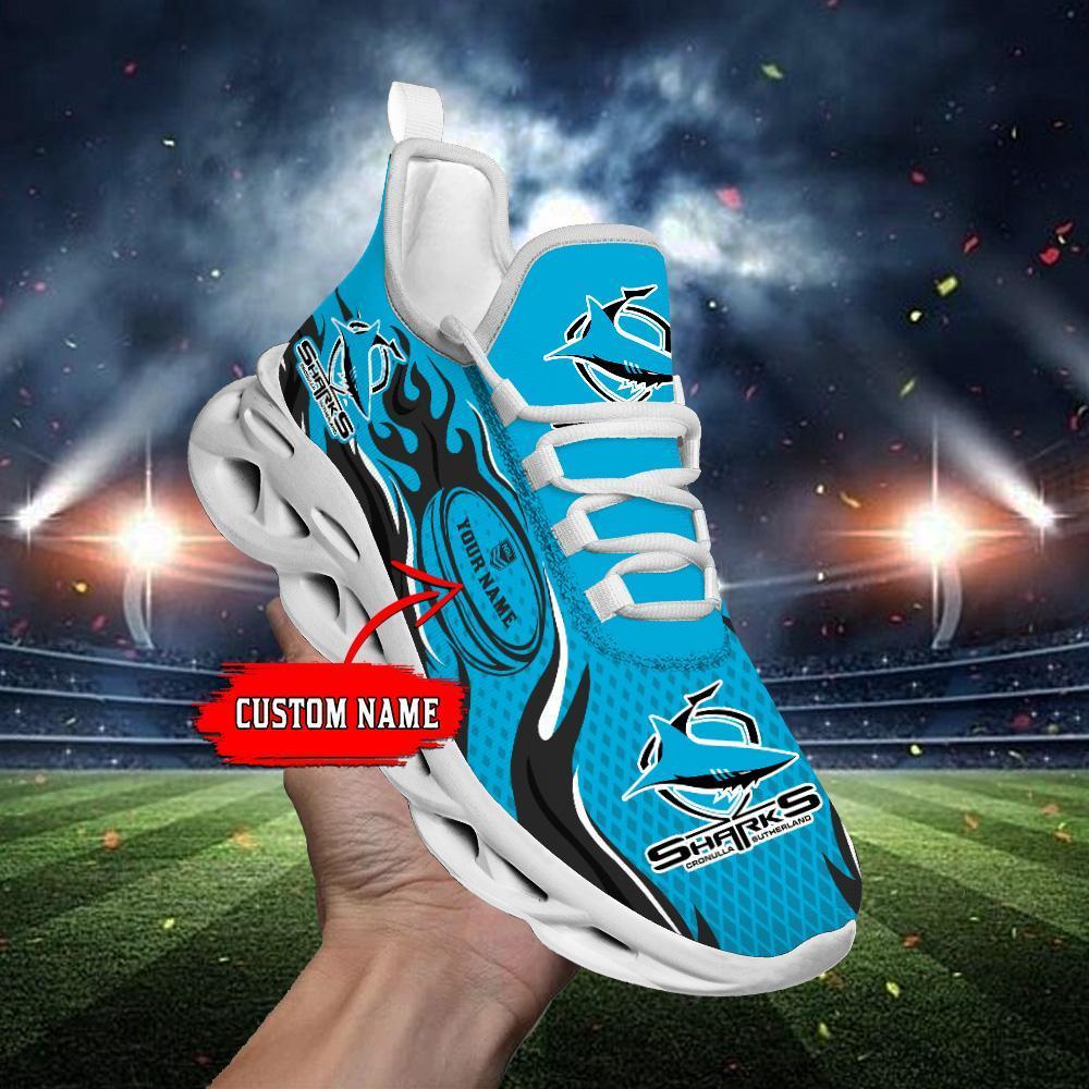 Ideafootwear Cronulla Sharks Max Soul Shoes Sneakers For Men And Women