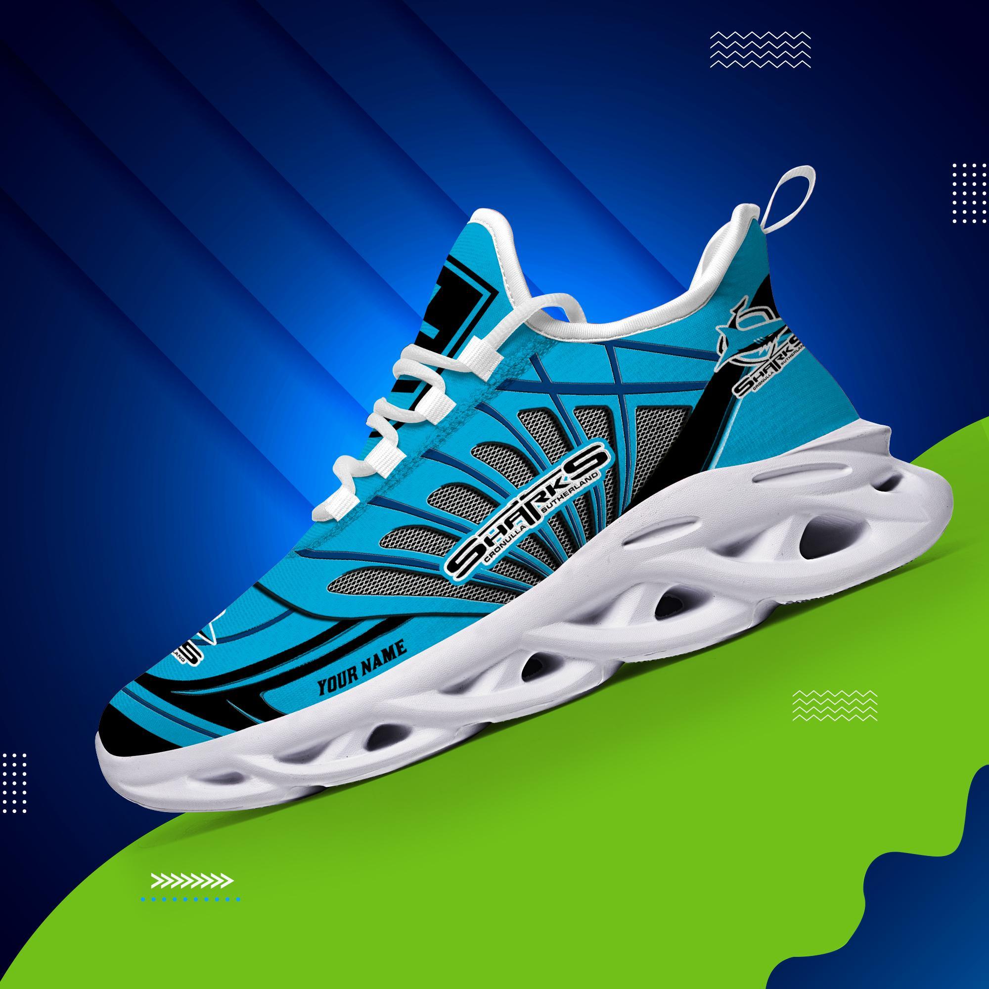 Ideafootwear Cronulla Sharks Max Soul Shoes Sneakers For Men And Women