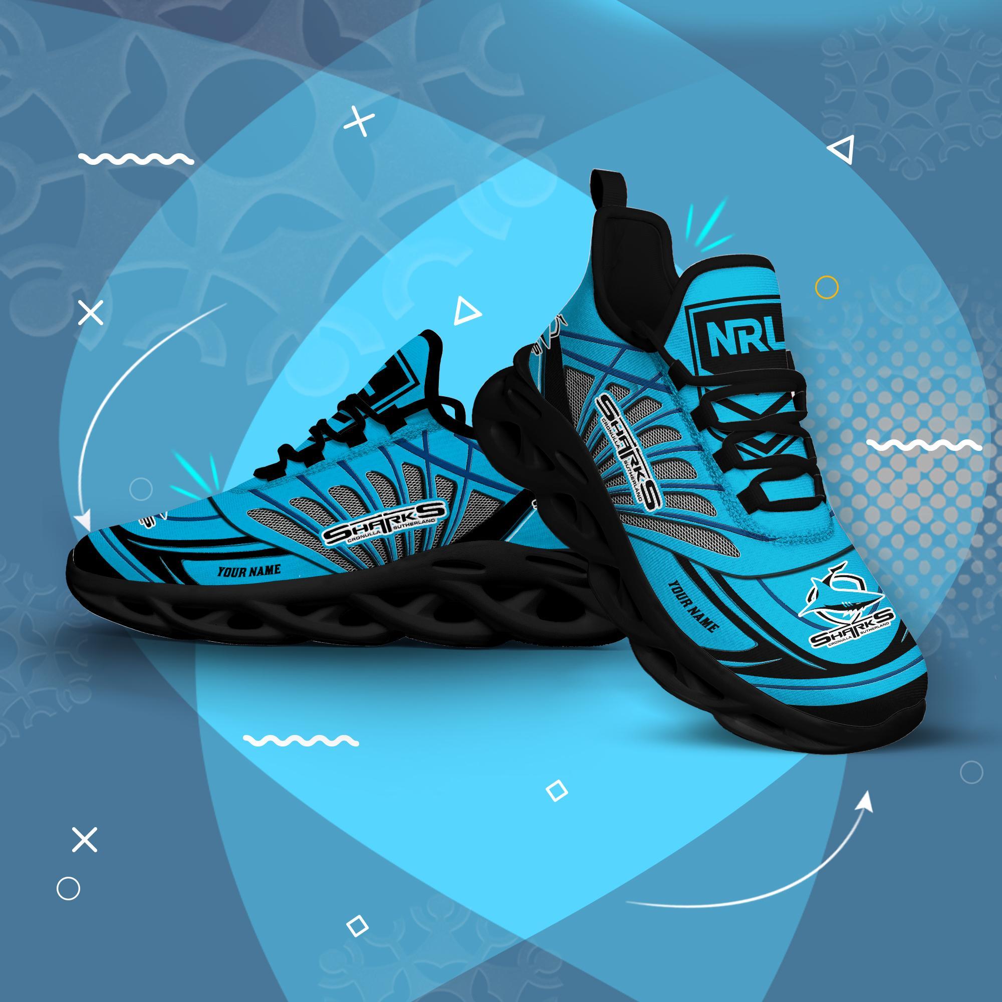 Ideafootwear Cronulla Sharks Max Soul Shoes Sneakers For Men And Women