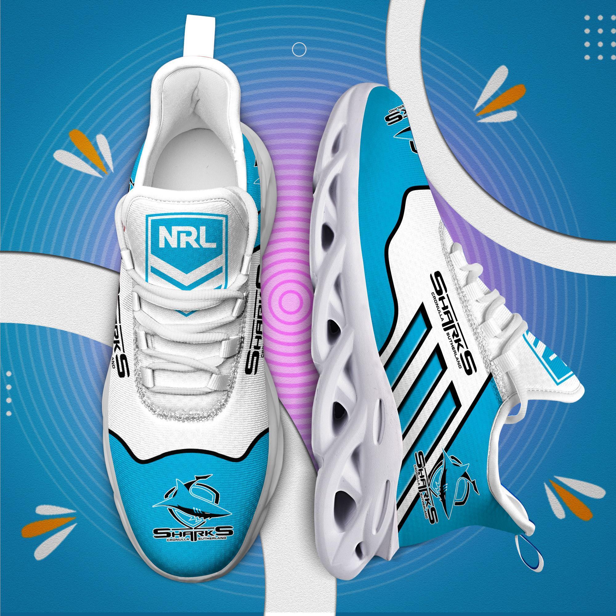 Ideafootwear Cronulla Sharks Max Soul Shoes Sneakers For Men And Women
