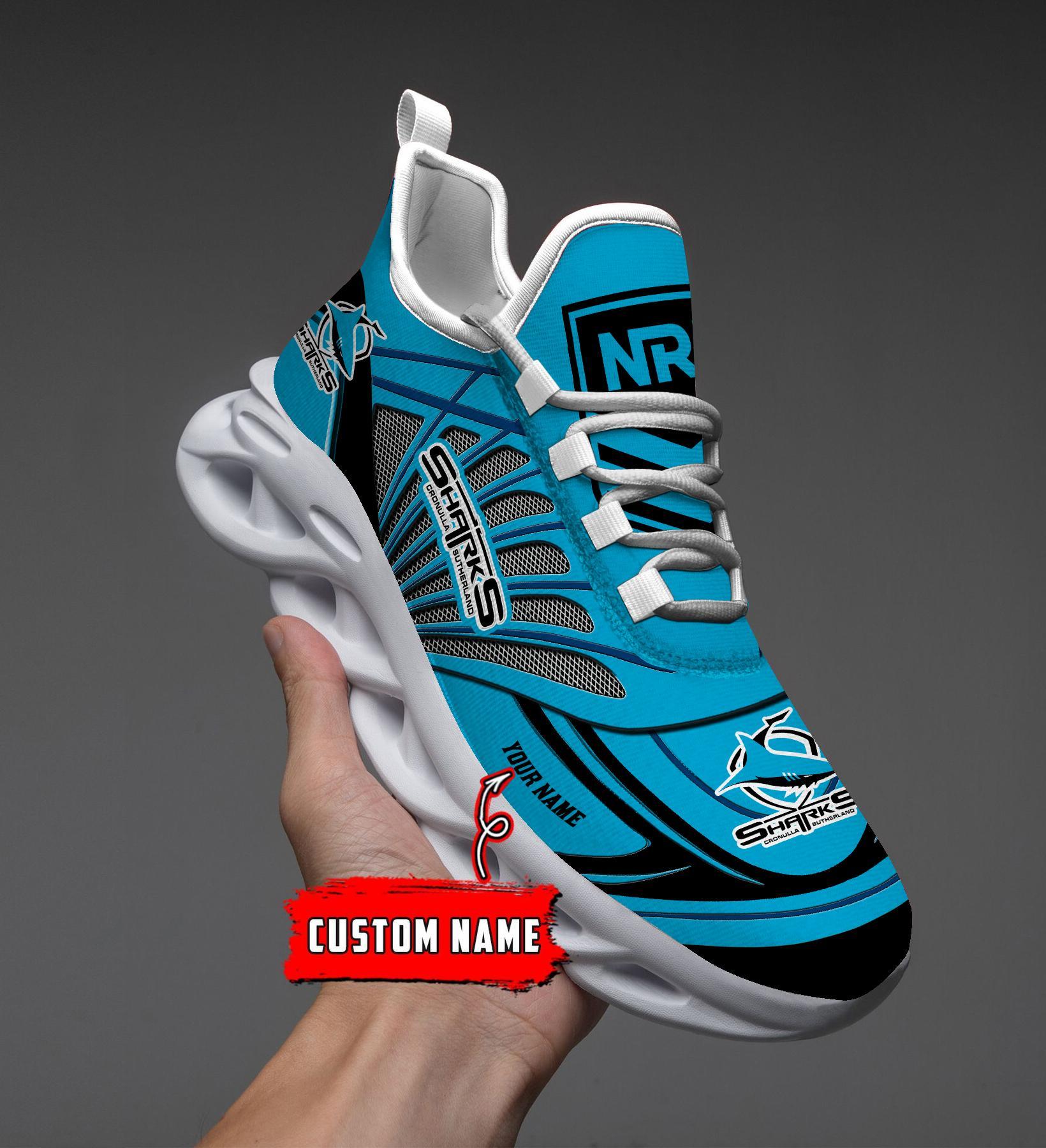 Ideafootwear Cronulla Sharks Max Soul Shoes Sneakers For Men And Women