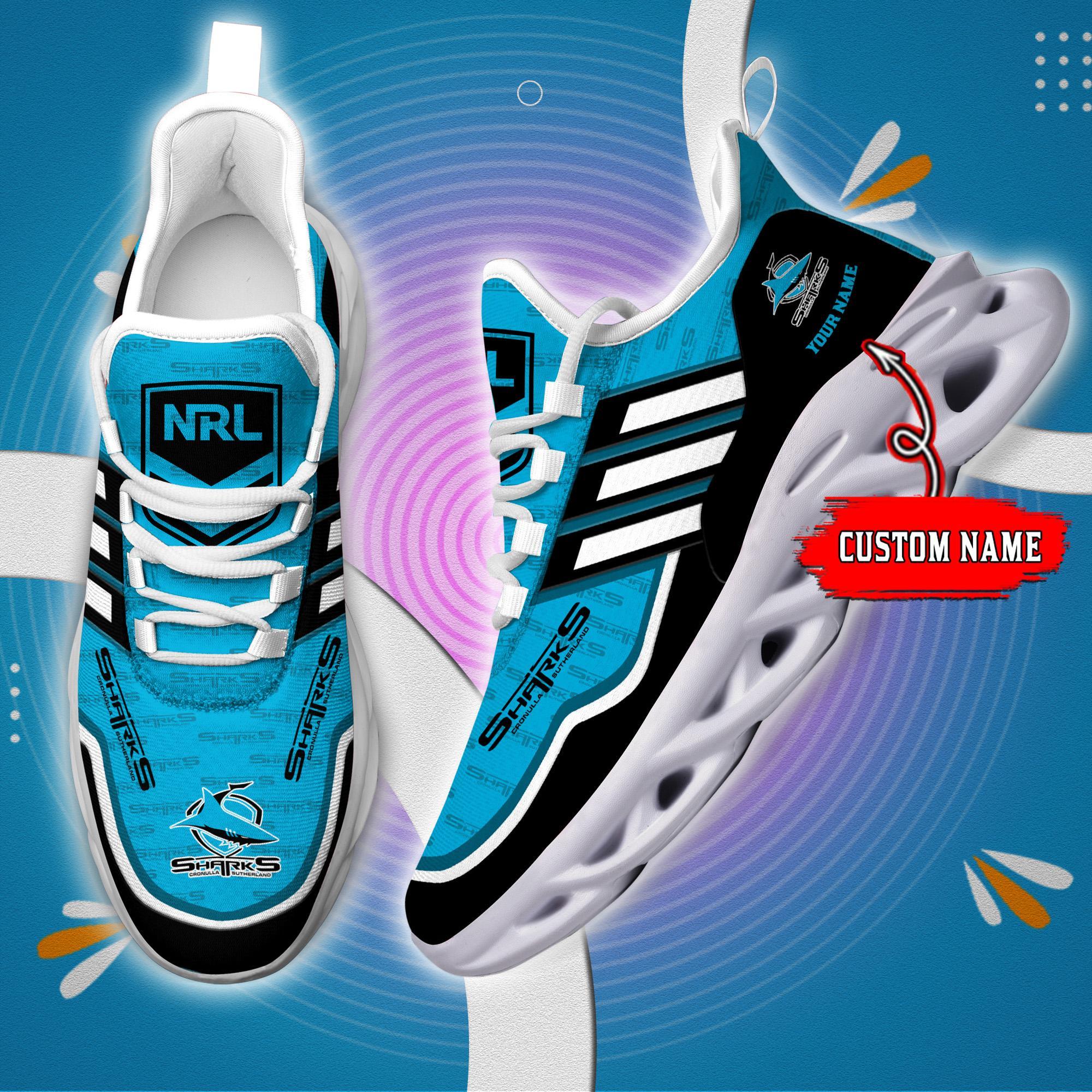 Ideafootwear Cronulla Sharks Max Soul Shoes Sneakers For Men And Women