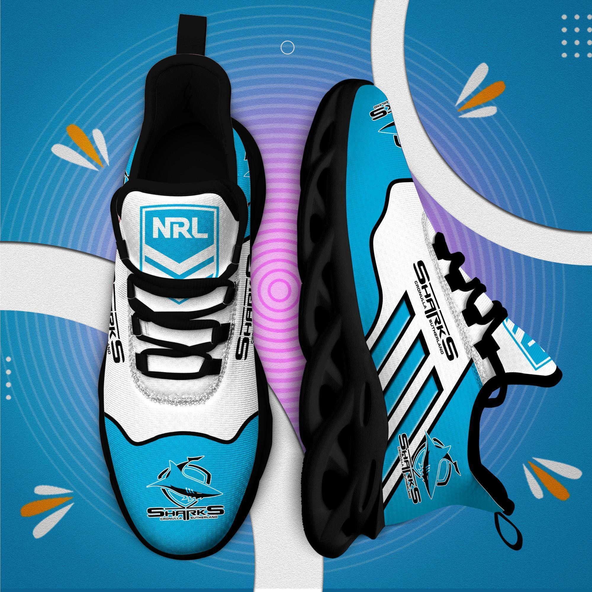Ideafootwear Cronulla Sharks Max Soul Shoes Sneakers For Men And Women