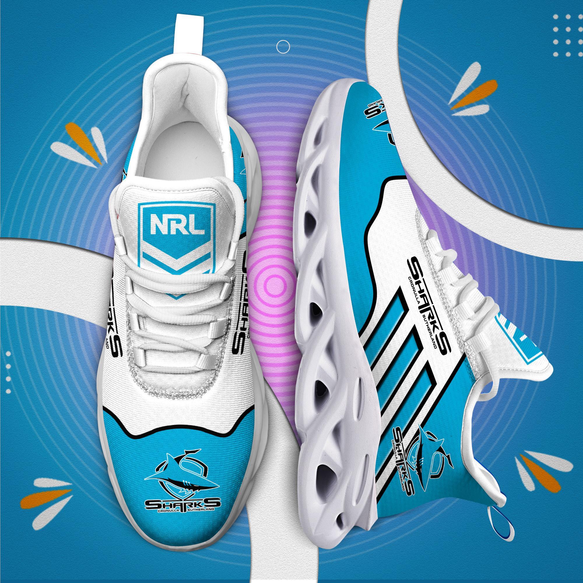 Ideafootwear Cronulla Sharks Max Soul Shoes Sneakers For Men And Women