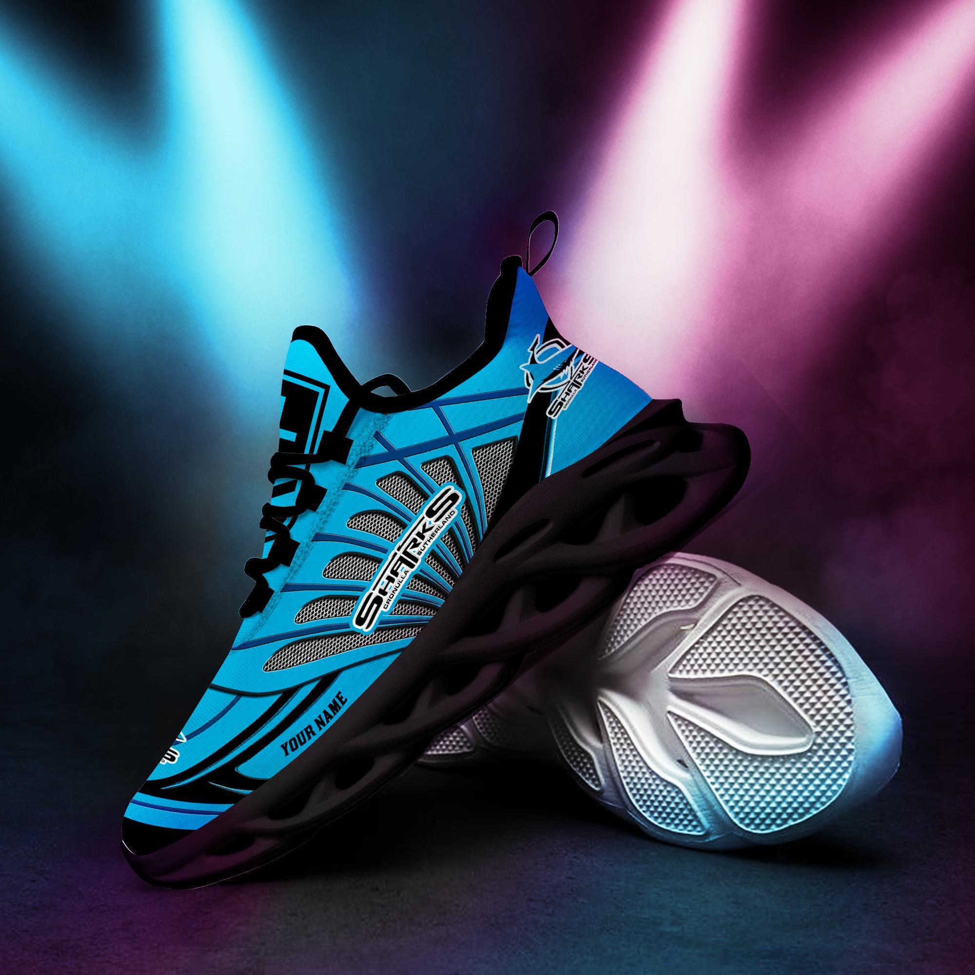 Ideafootwear Cronulla Sharks Max Soul Shoes Sneakers For Men And Women