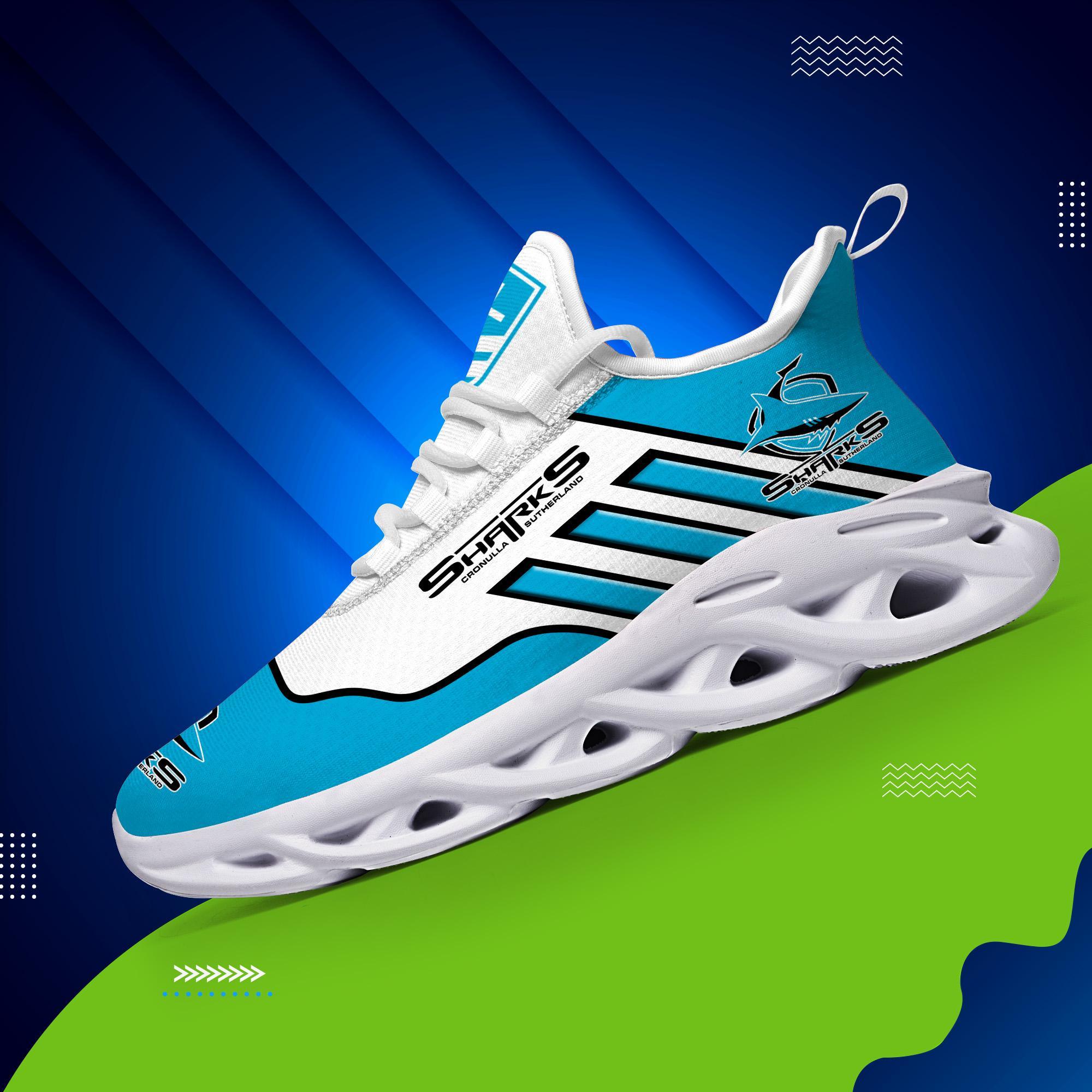 Ideafootwear Cronulla Sharks Max Soul Shoes Sneakers For Men And Women