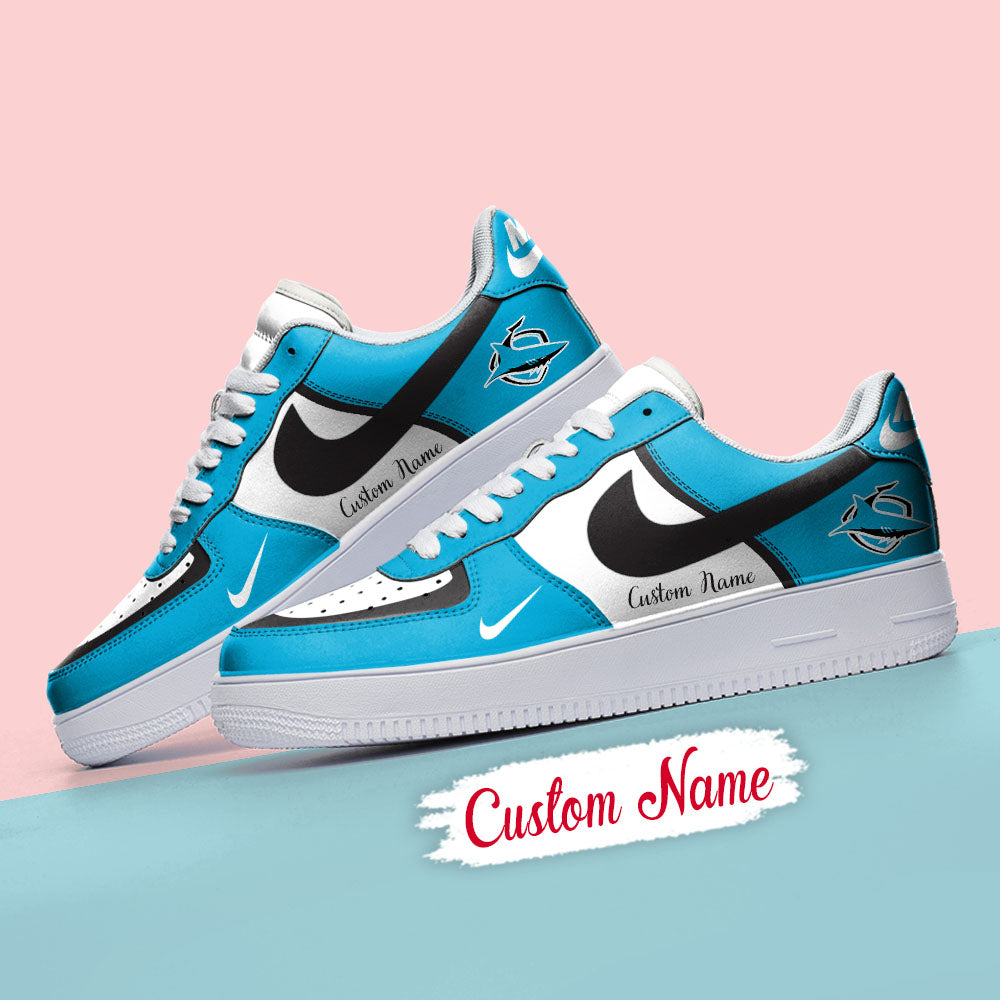 Ideafootwear Cronulla-Sutherland Sharks Air Low-Top Sneakers Shoes For Men And Women
