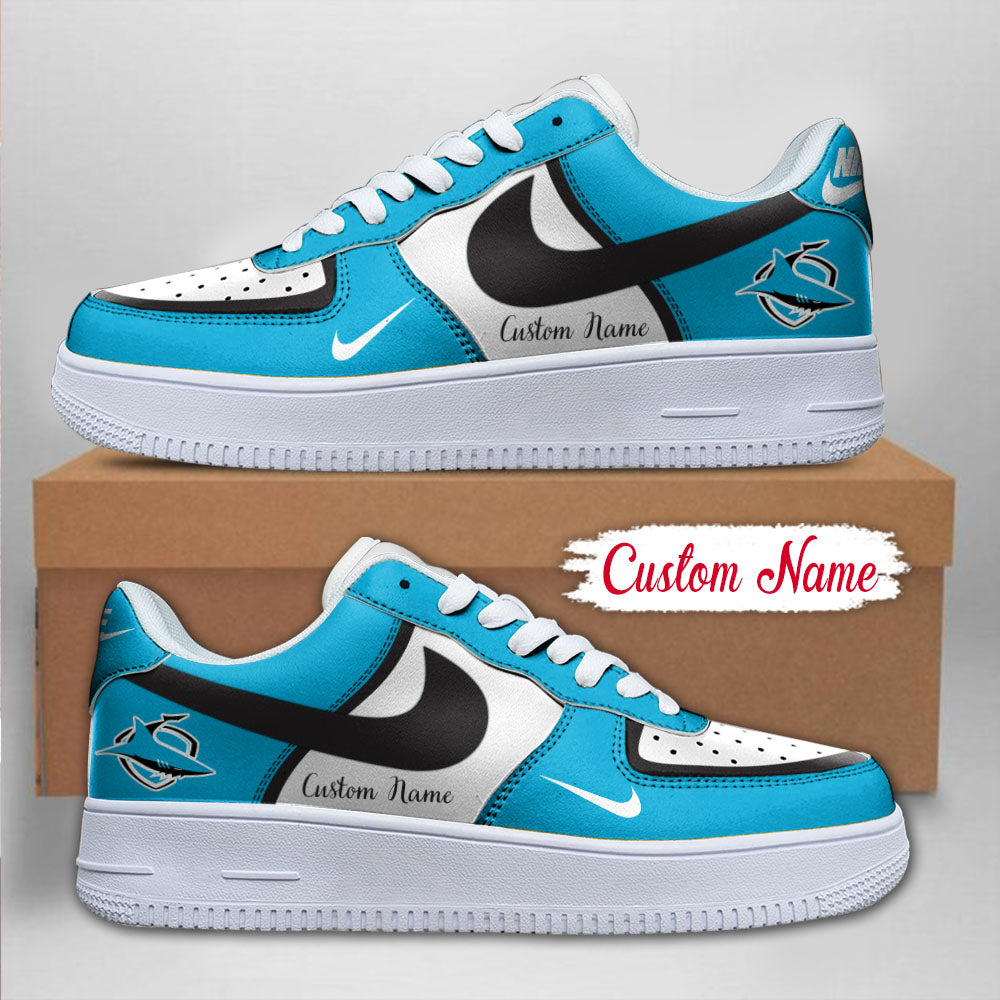 Ideafootwear Cronulla-Sutherland Sharks Air Low-Top Sneakers Shoes For Men And Women