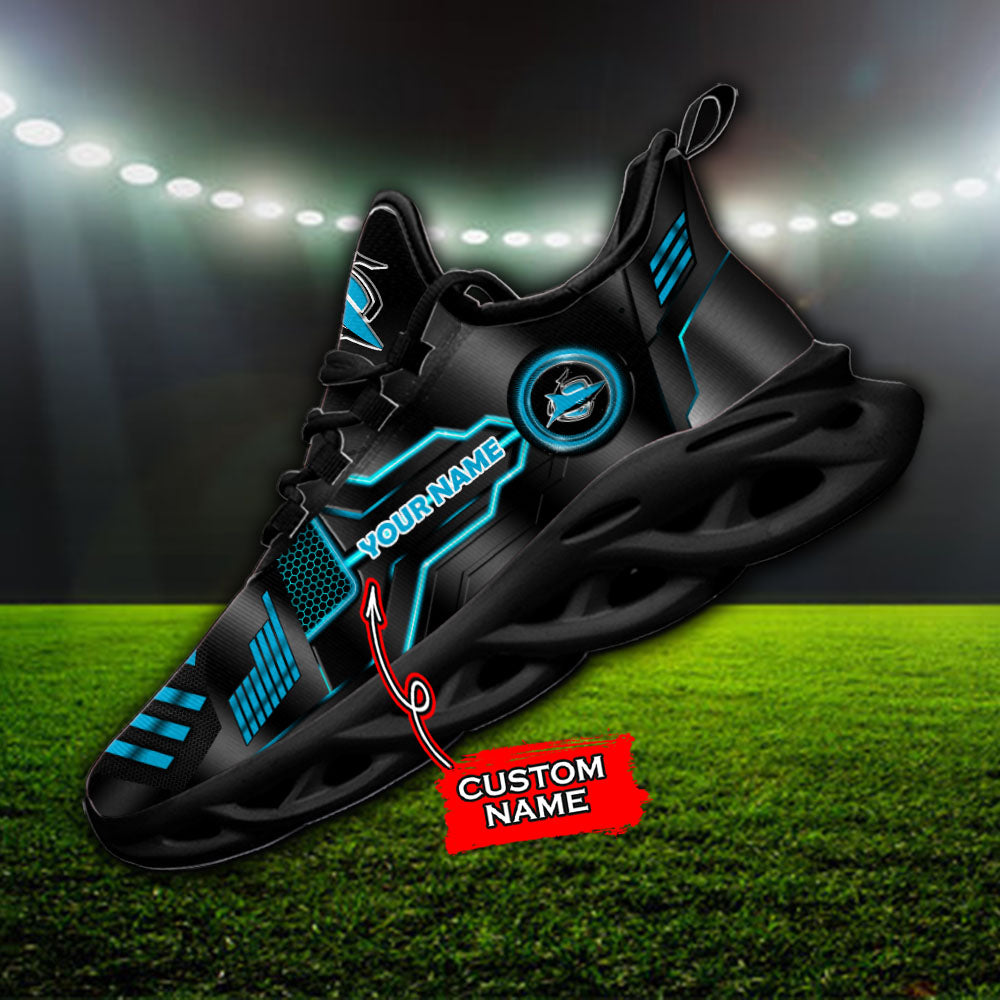 Ideafootwear Cronulla-Sutherland Sharks NRL Max Soul Shoes Sneakers For Men And Women