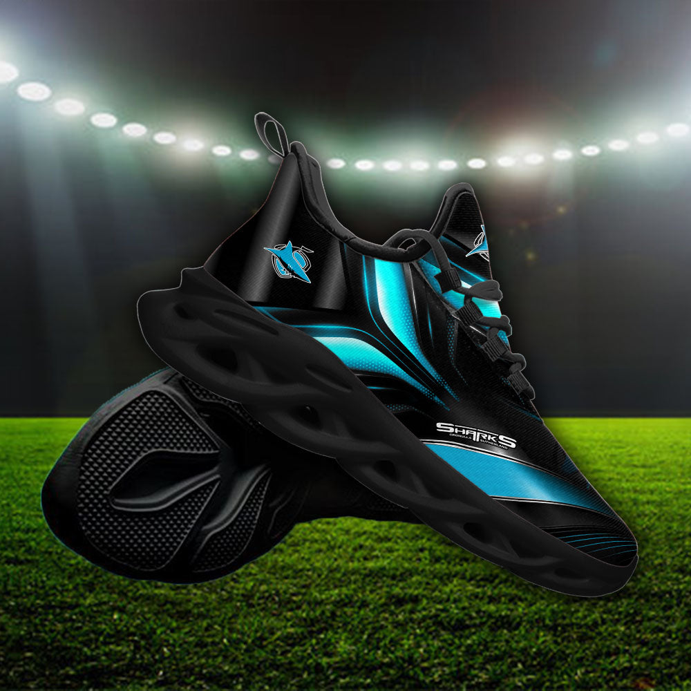 Ideafootwear Cronulla-Sutherland Sharks NRL Max Soul Shoes Sneakers For Men And Women