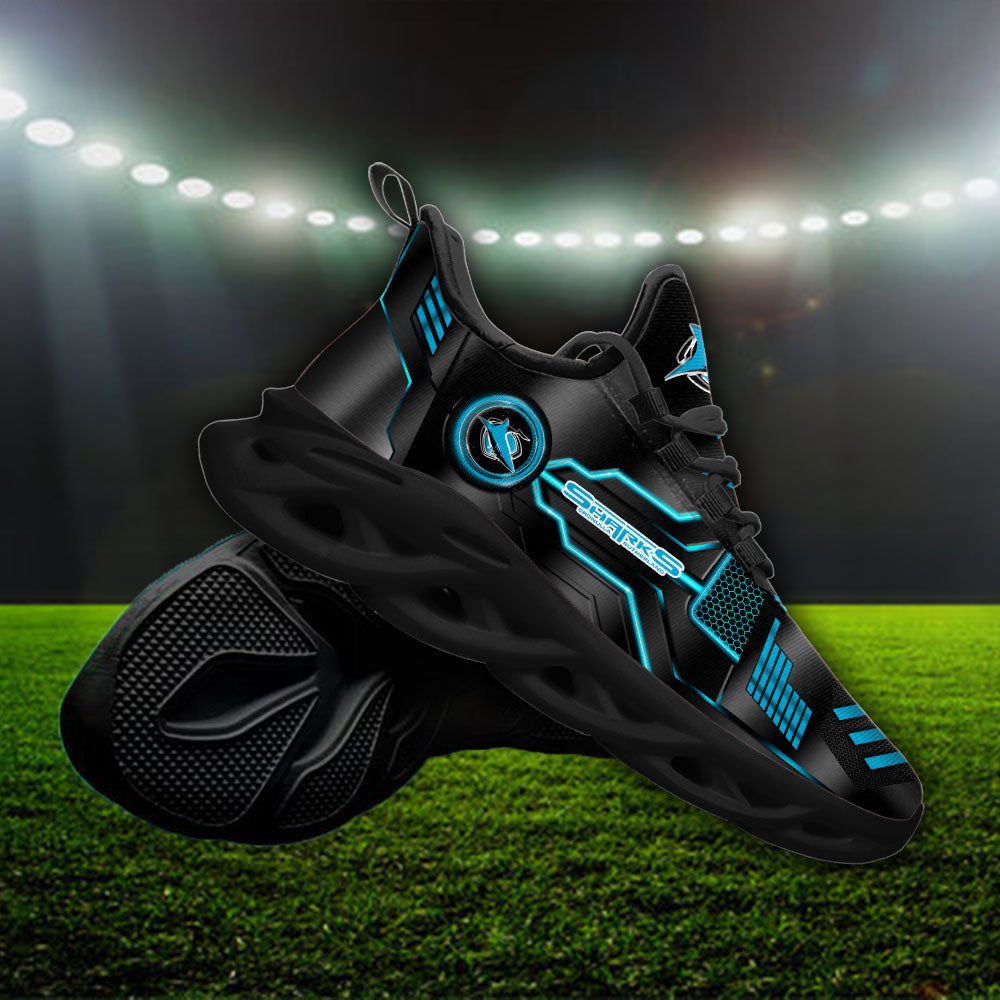 Ideafootwear Cronulla-Sutherland Sharks NRL Max Soul Shoes Sneakers For Men And Women