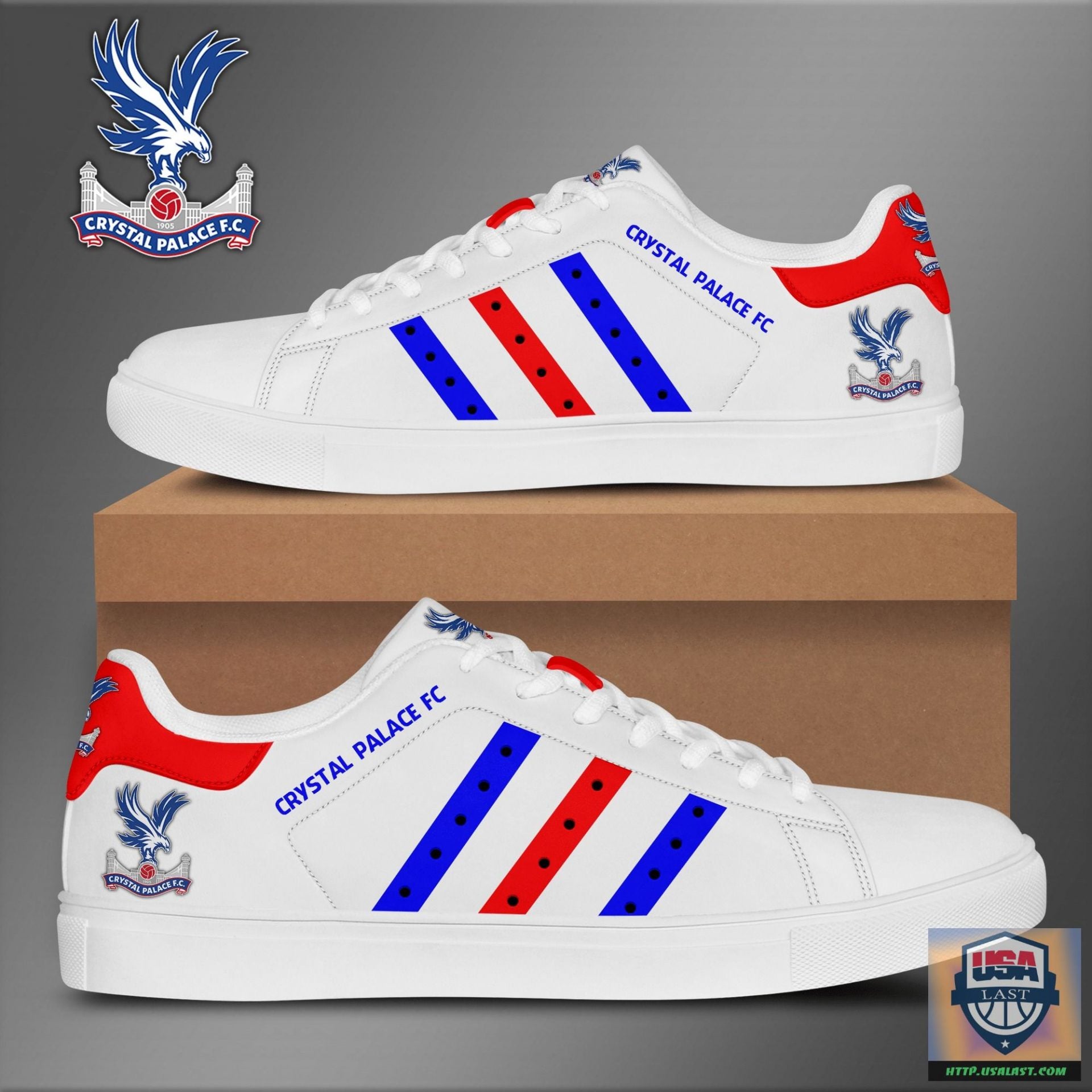 Ideafootwear Crystal Palace FC Skate Stan Shoes Sneakes For Men And Women