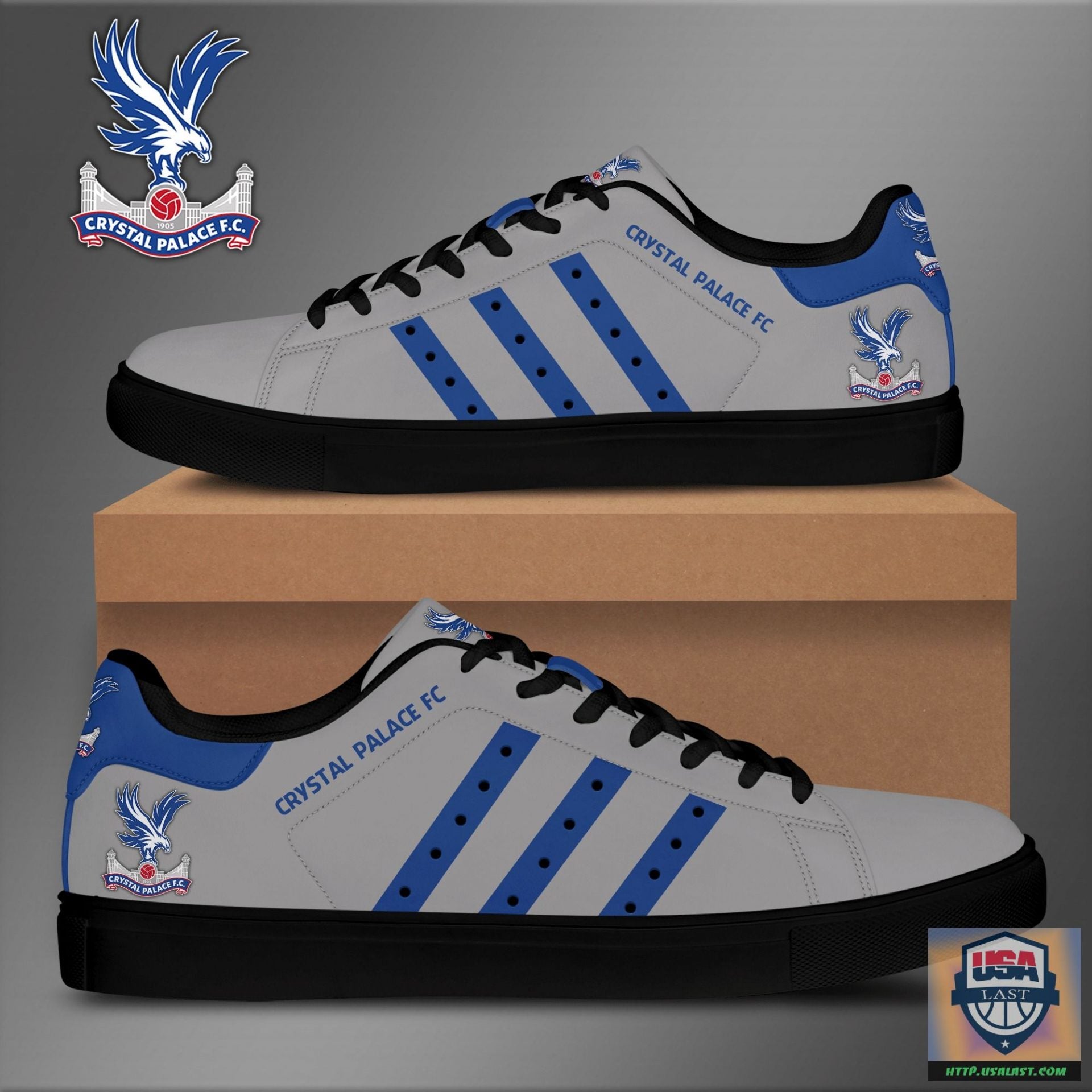 Ideafootwear Crystal Palace FC Skate Stan Shoes Sneakes For Men And Women