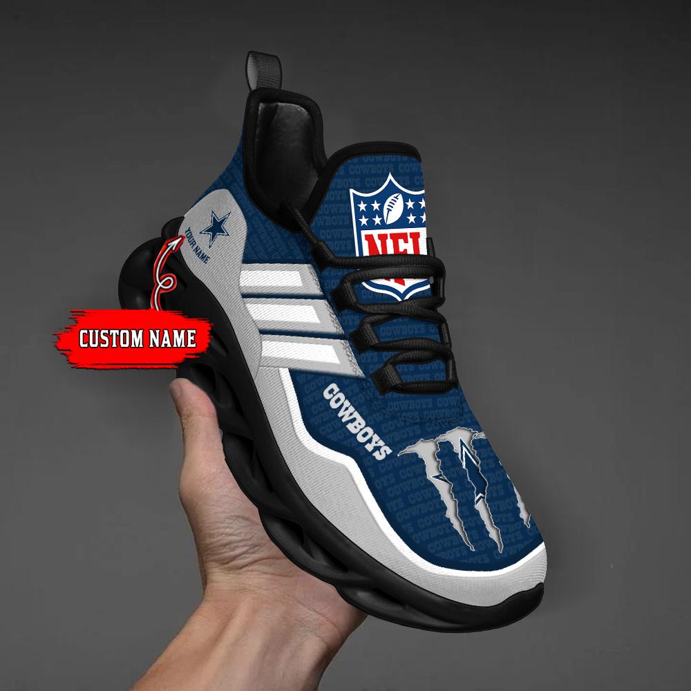 Ideafootwear Dallas Cowboys Max Soul Shoes Sneakers For Men And Women