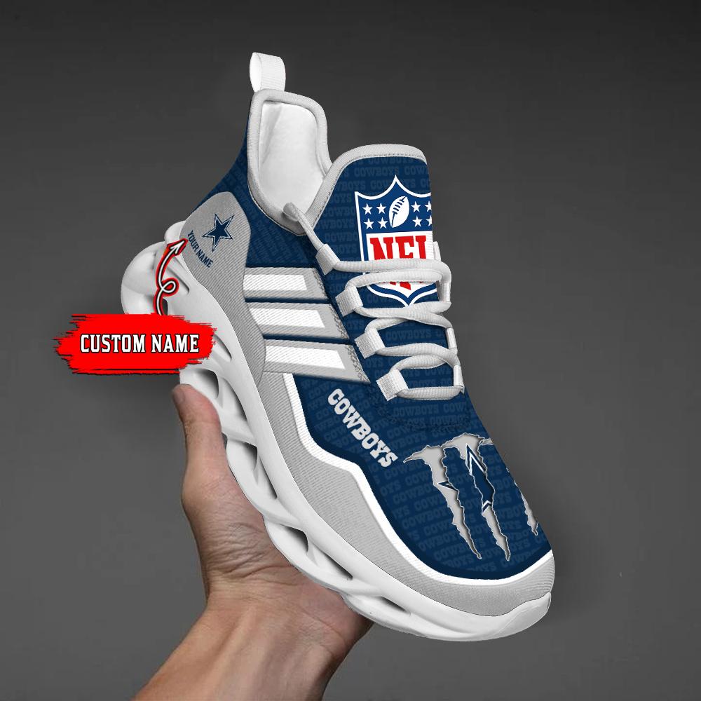 Ideafootwear Dallas Cowboys Max Soul Shoes Sneakers For Men And Women