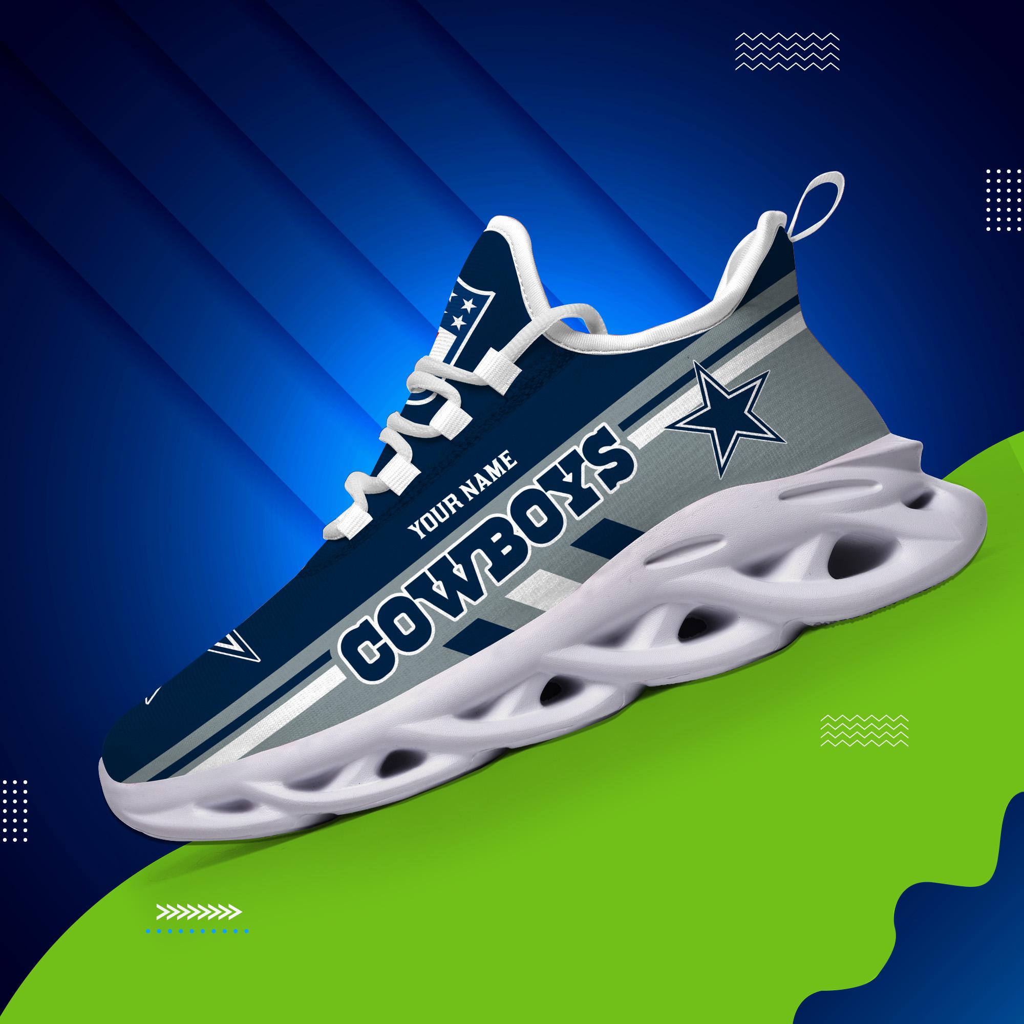Ideafootwear Dallas Cowboys Max Soul Shoes Sneakers For Men And Women
