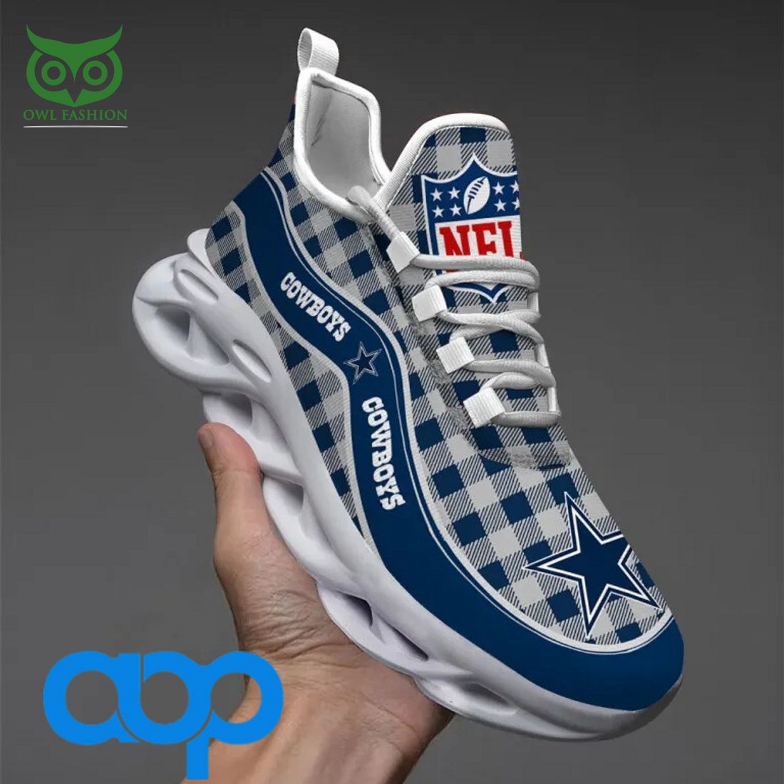 Ideafootwear Dallas Cowboys Max Soul Shoes Sneakers For Men And Women