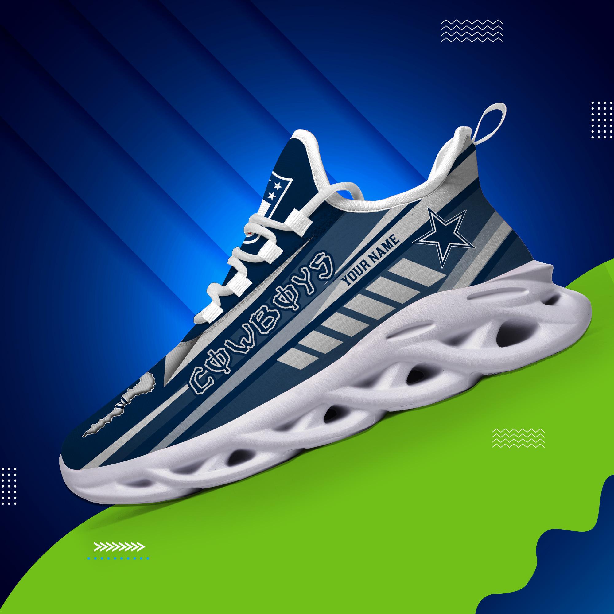 Ideafootwear Dallas Cowboys Max Soul Shoes Sneakers For Men And Women