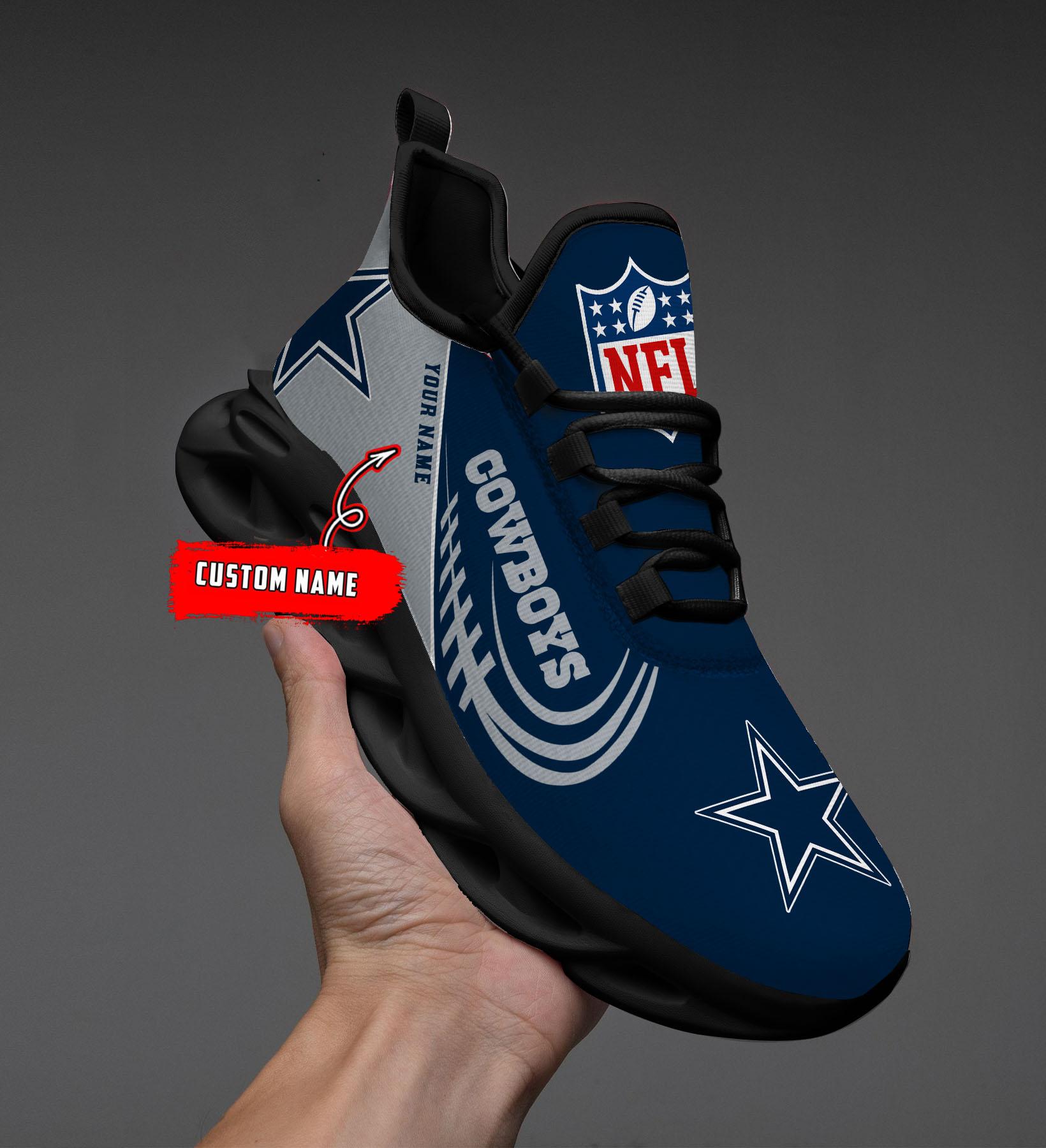 Ideafootwear Dallas Cowboys Max Soul Shoes Sneakers For Men And Women