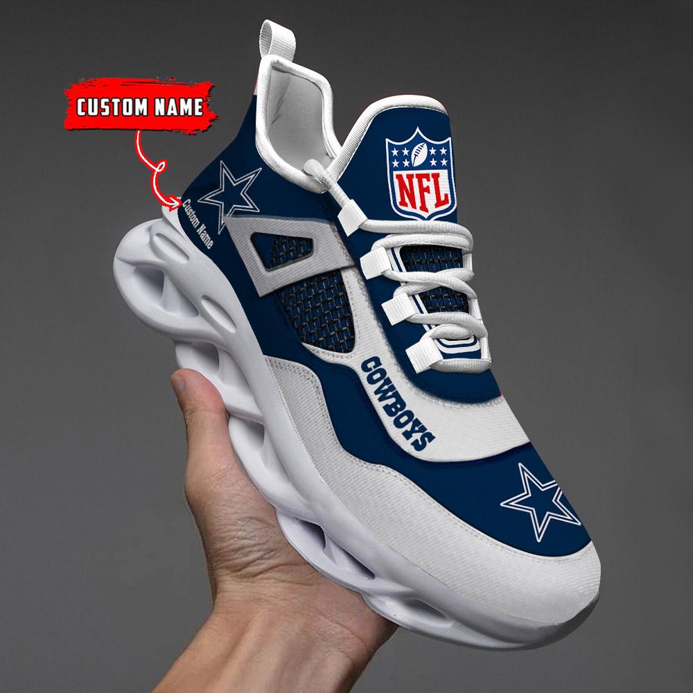 Ideafootwear Dallas Cowboys Max Soul Shoes Sneakers For Men And Women