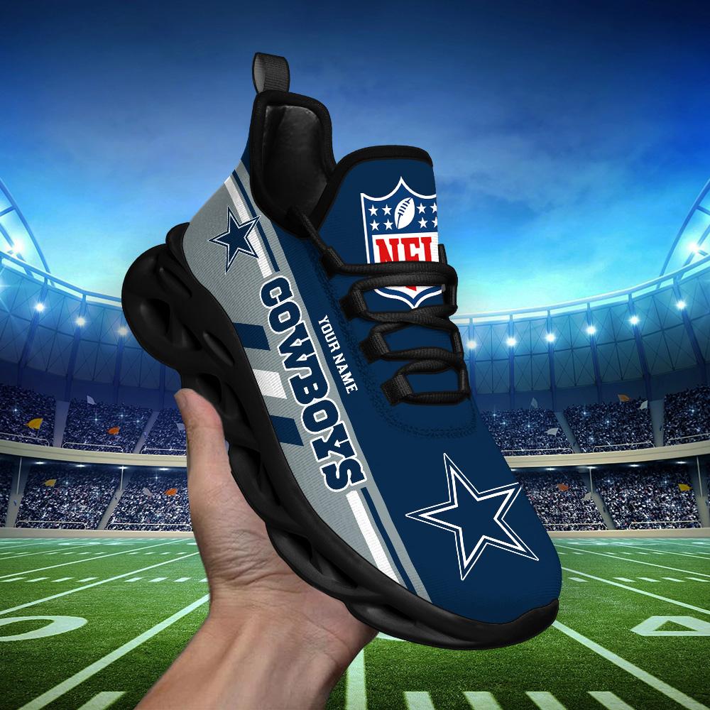 Ideafootwear Dallas Cowboys Max Soul Shoes Sneakers For Men And Women