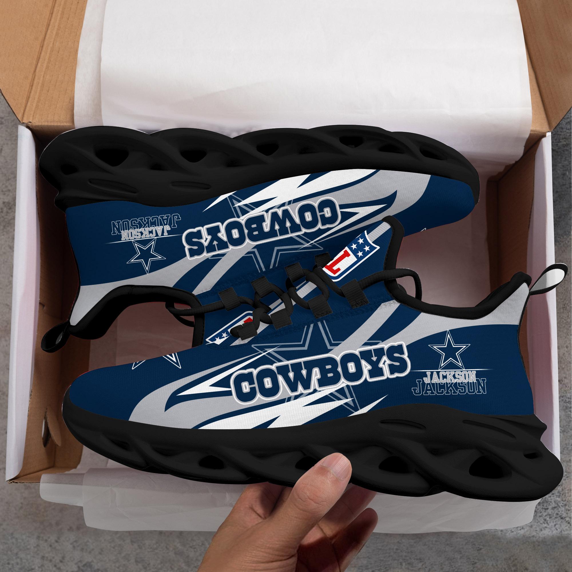 Ideafootwear Dallas Cowboys Max Soul Shoes Sneakers For Men And Women