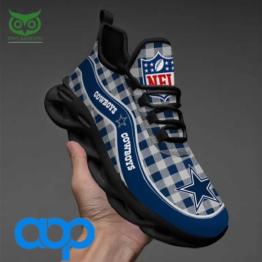 Ideafootwear Dallas Cowboys Max Soul Shoes Sneakers For Men And Women