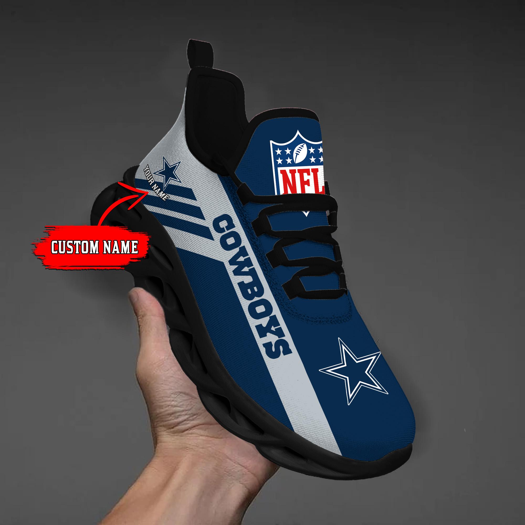 Ideafootwear Dallas Cowboys Max Soul Shoes Sneakers For Men And Women