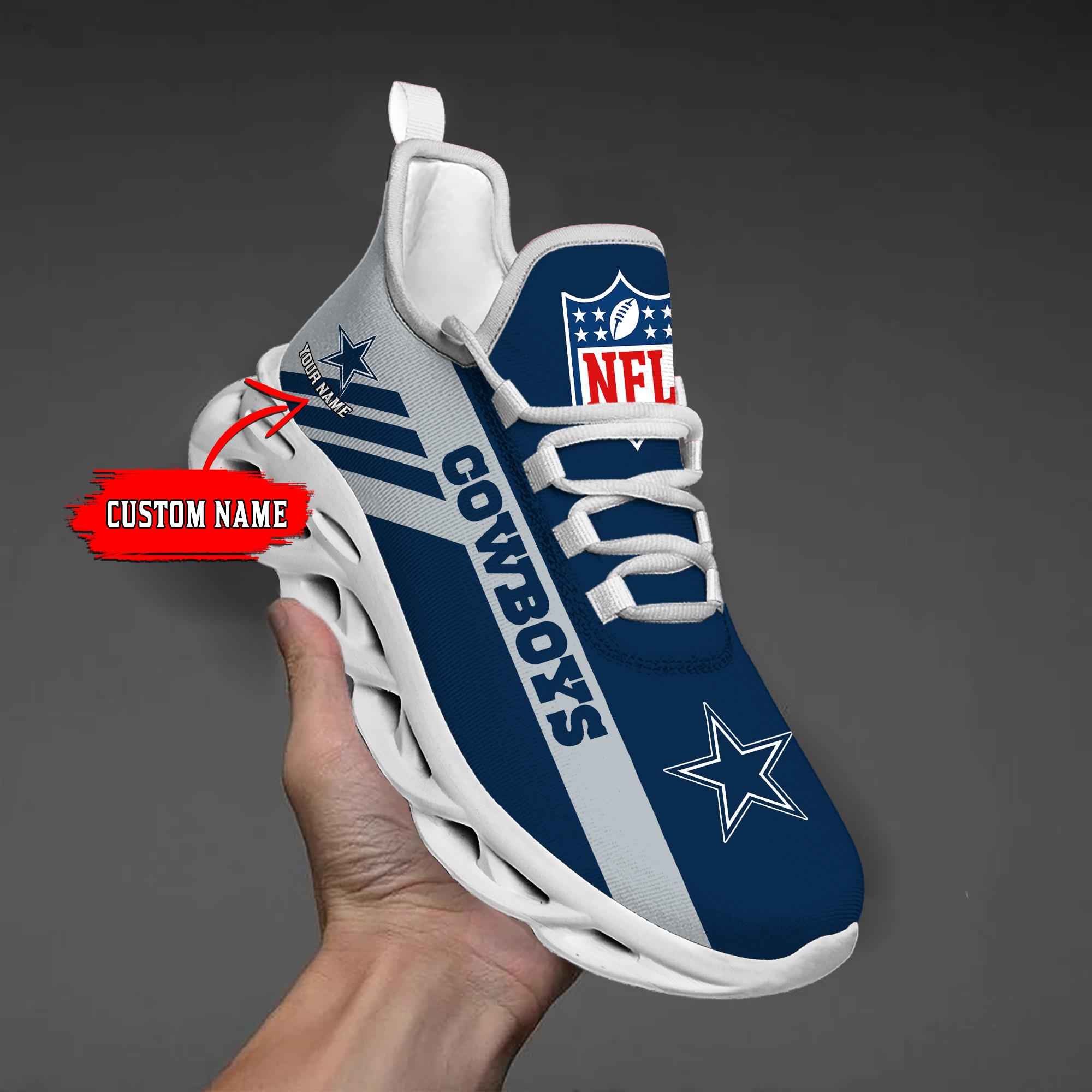 Ideafootwear Dallas Cowboys Max Soul Shoes Sneakers For Men And Women
