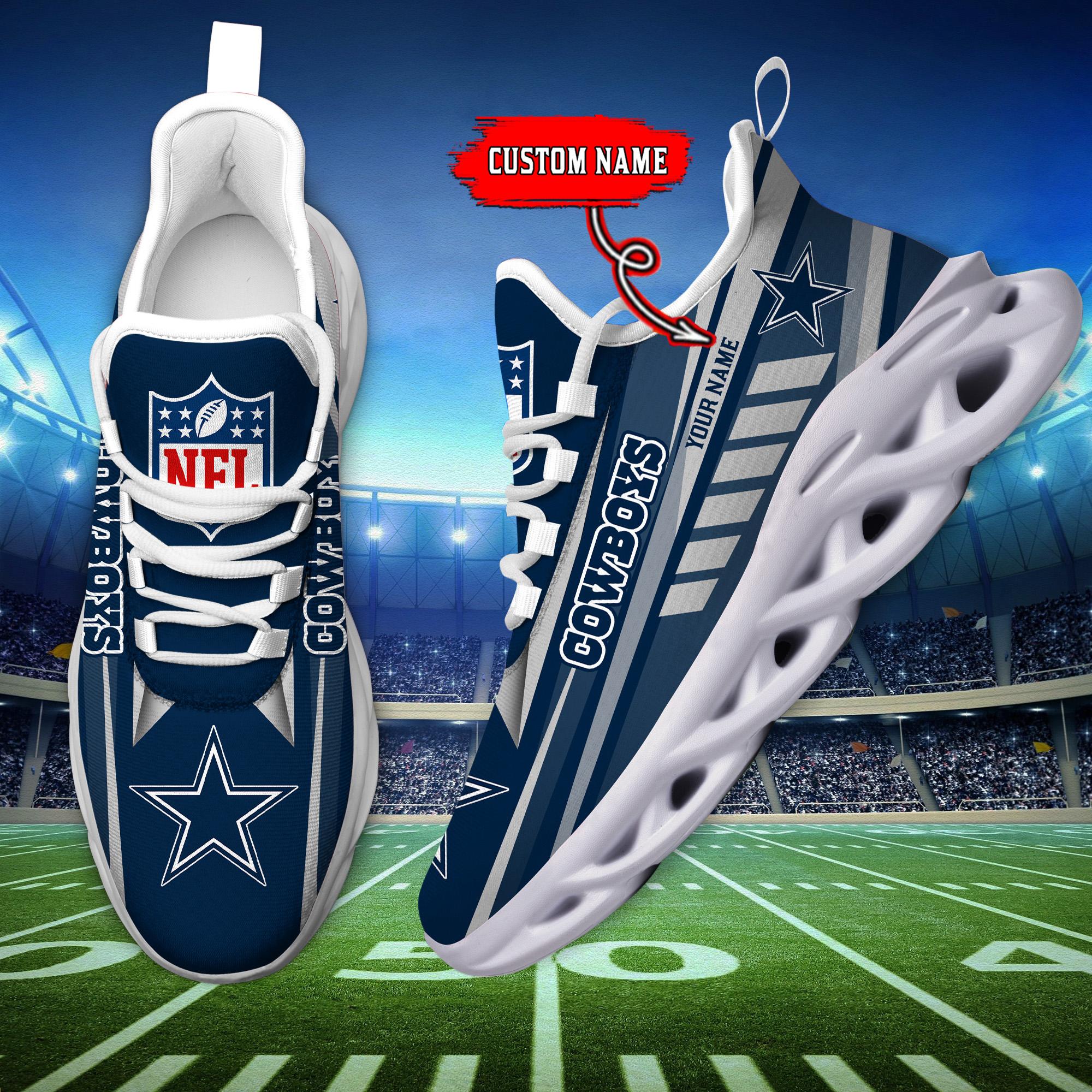 Ideafootwear Dallas Cowboys Max Soul Shoes Sneakers For Men And Women