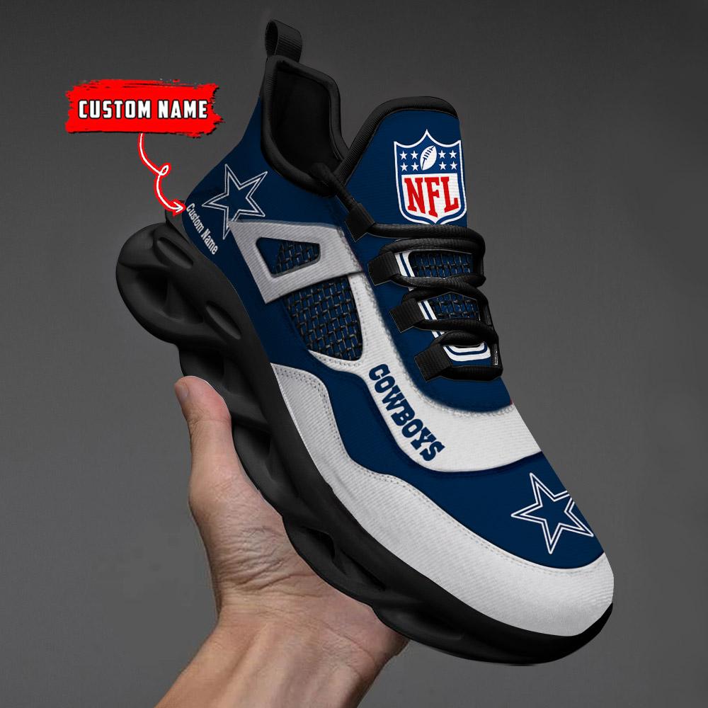 Ideafootwear Dallas Cowboys Max Soul Shoes Sneakers For Men And Women