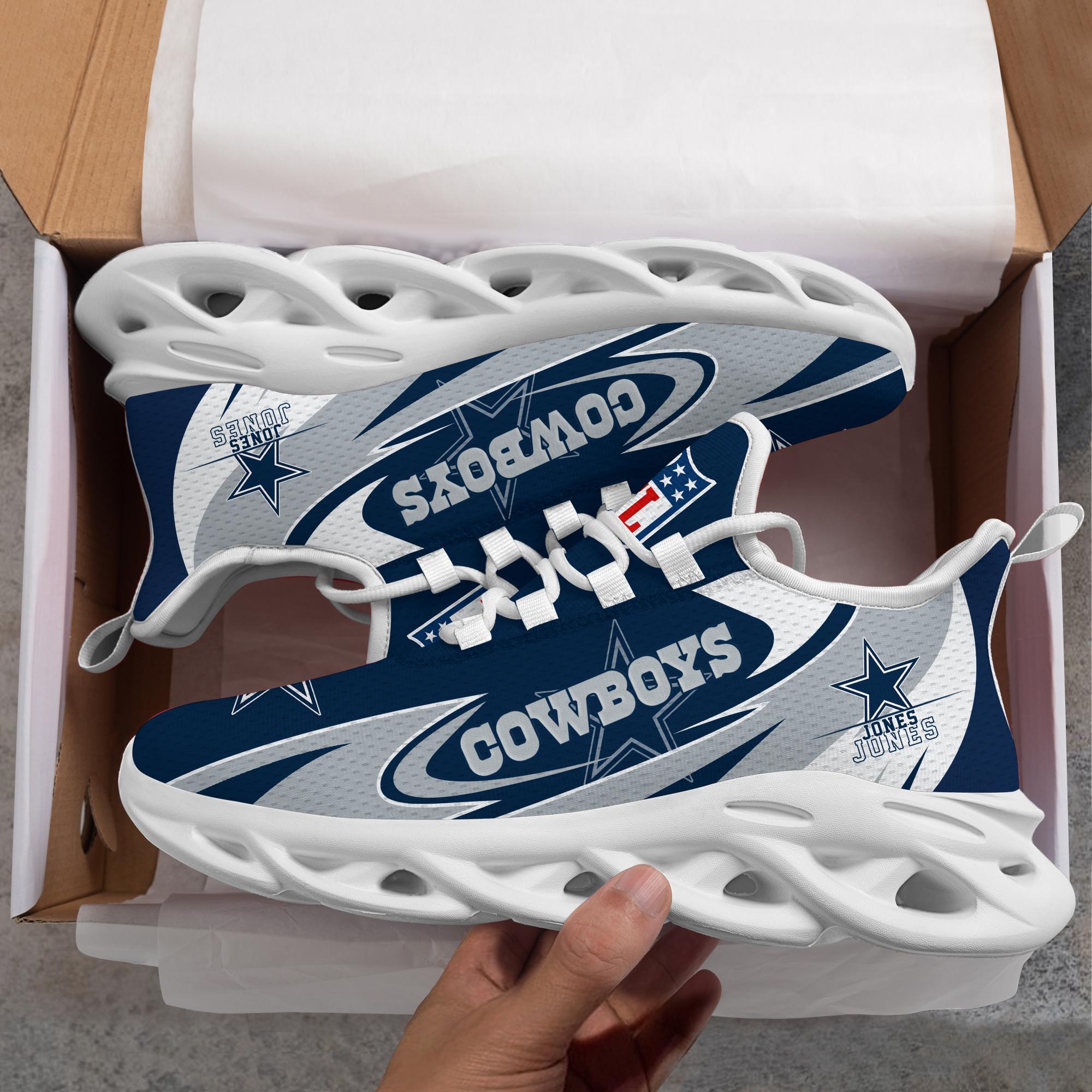Ideafootwear Dallas Cowboys Max Soul Shoes Sneakers For Men And Women