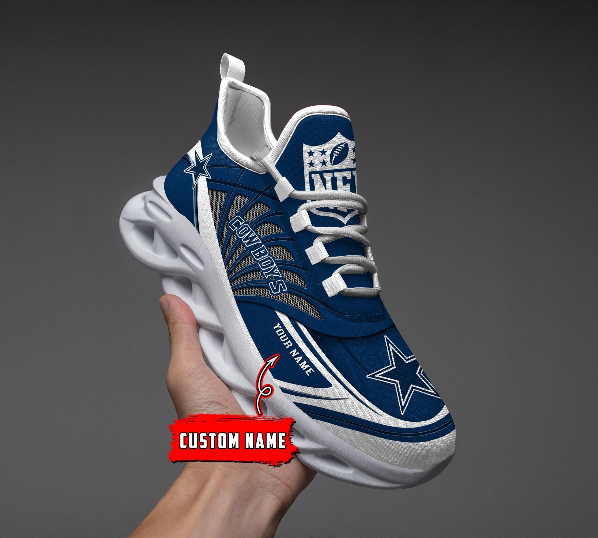 Ideafootwear Dallas Cowboys Max Soul Shoes Sneakers For Men And Women