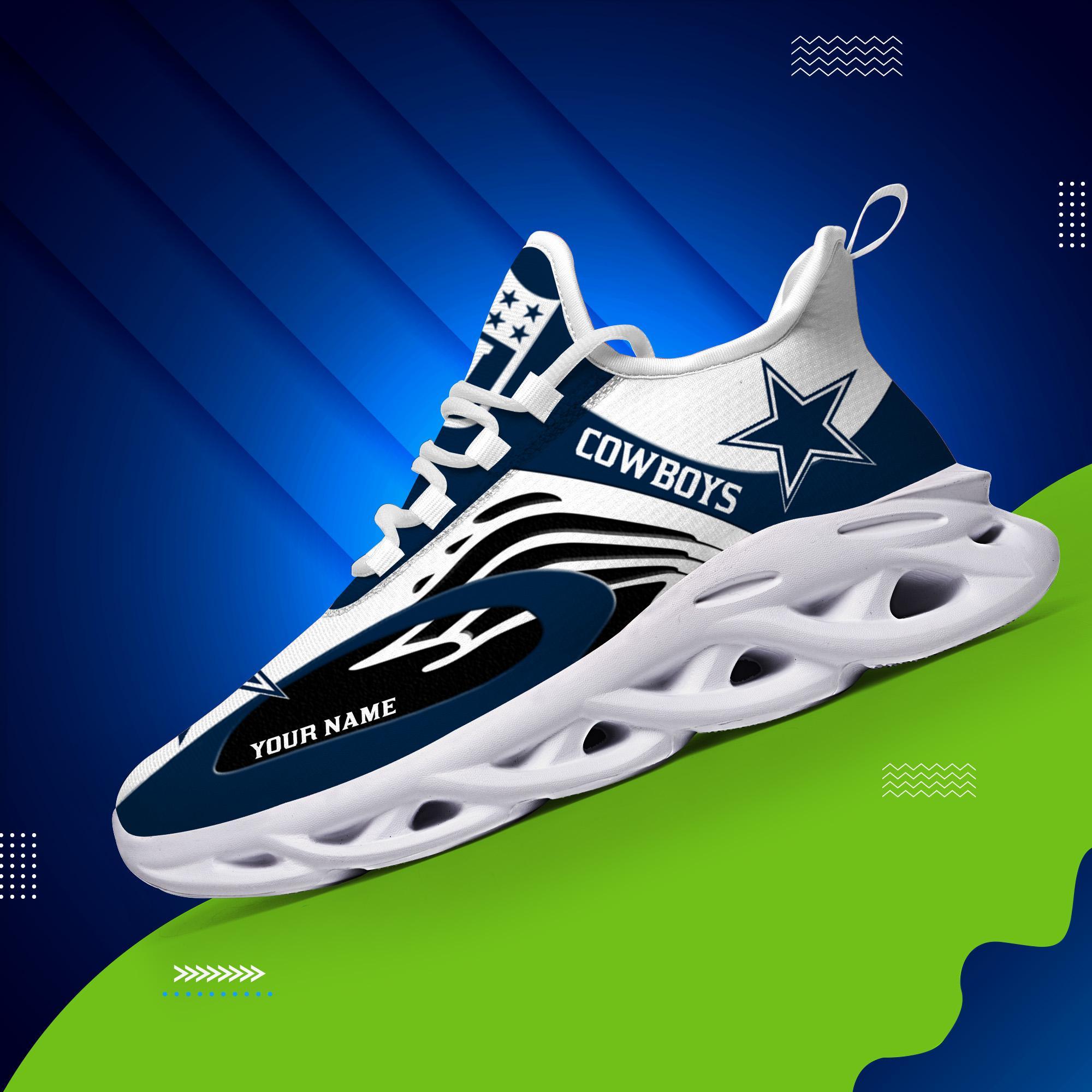 Ideafootwear Dallas Cowboys Max Soul Shoes Sneakers For Men And Women