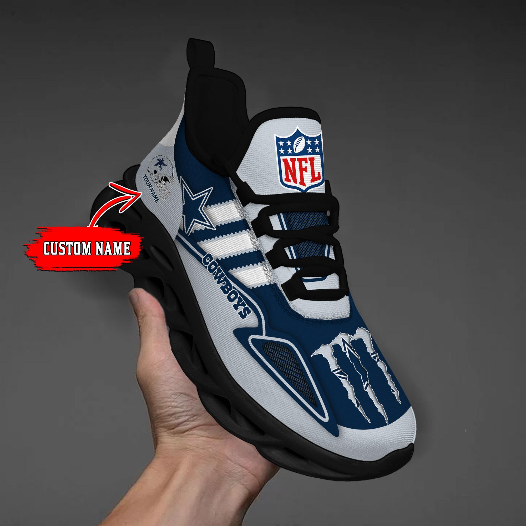 Ideafootwear Dallas Cowboys Max Soul Shoes Sneakers For Men And Women