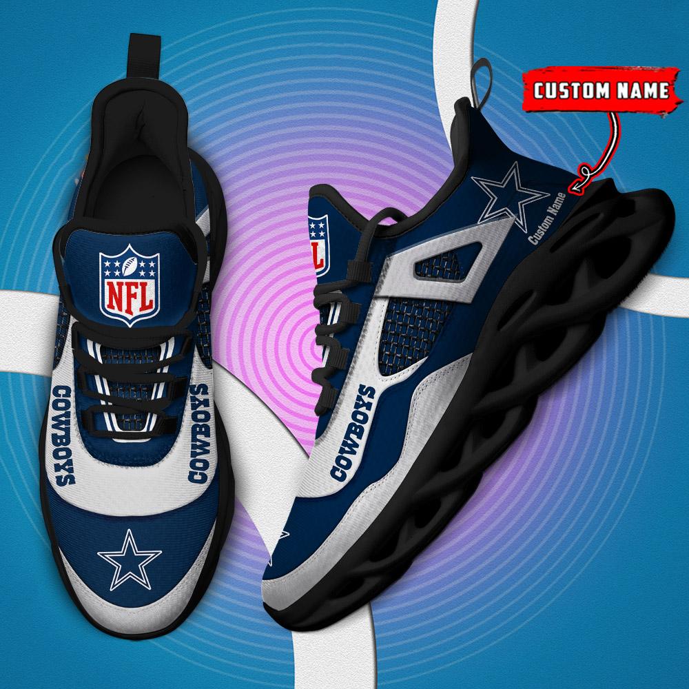 Ideafootwear Dallas Cowboys Max Soul Shoes Sneakers For Men And Women