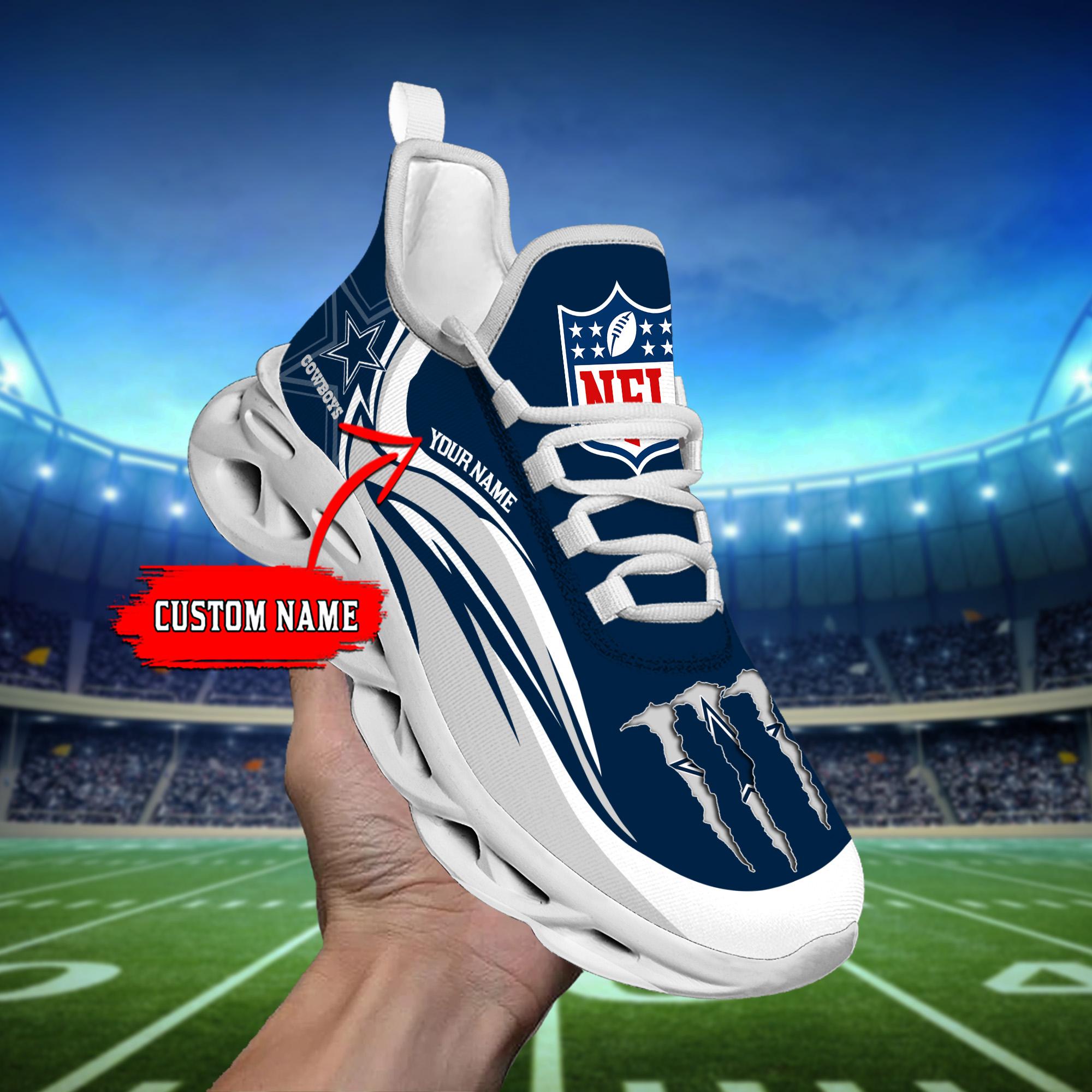 Ideafootwear Dallas Cowboys Max Soul Shoes Sneakers For Men And Women